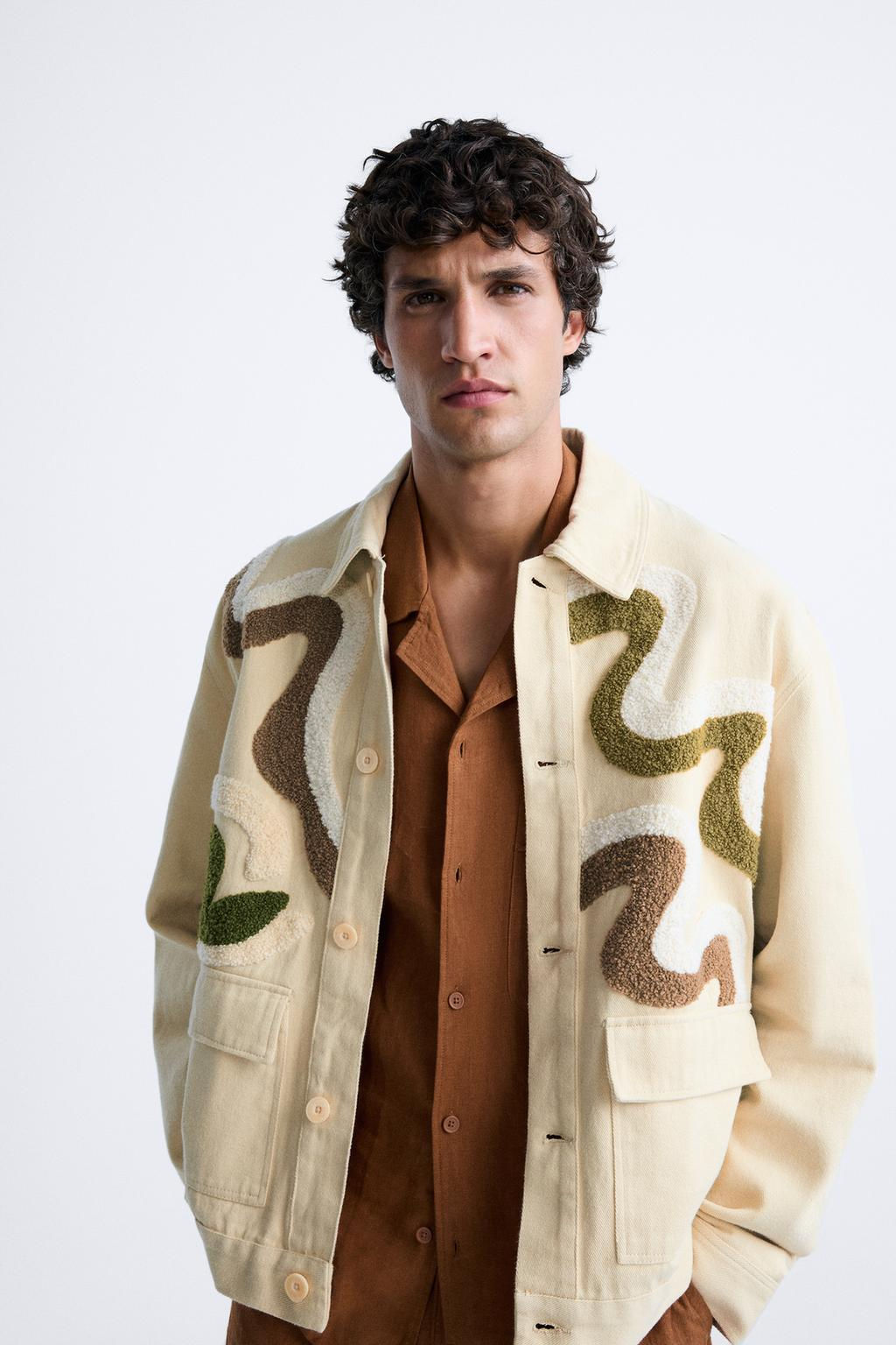 JACKET WITH RAISED PATCHES - Zara фото 2