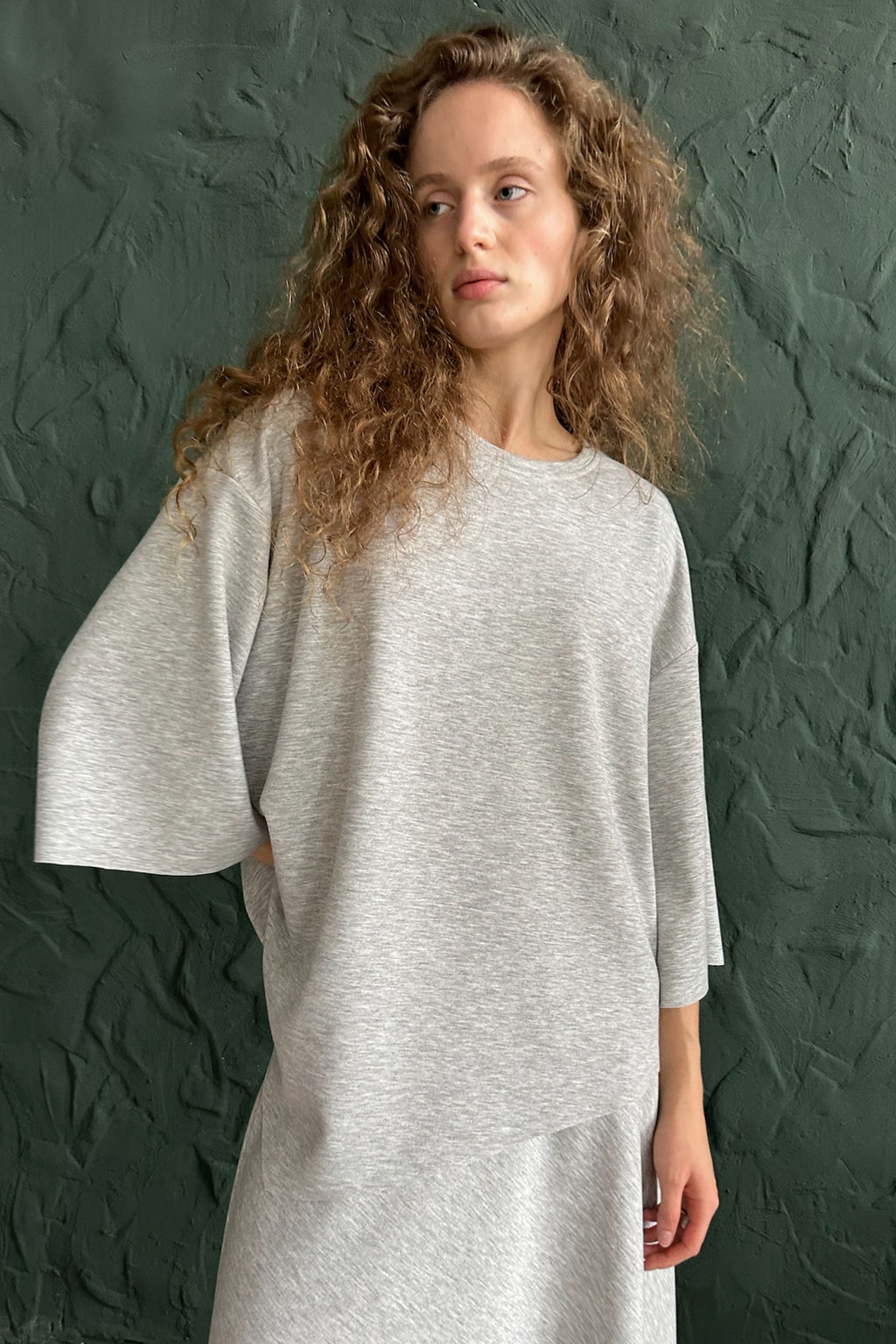 Блузка женская ASY105/01/Серый меланж