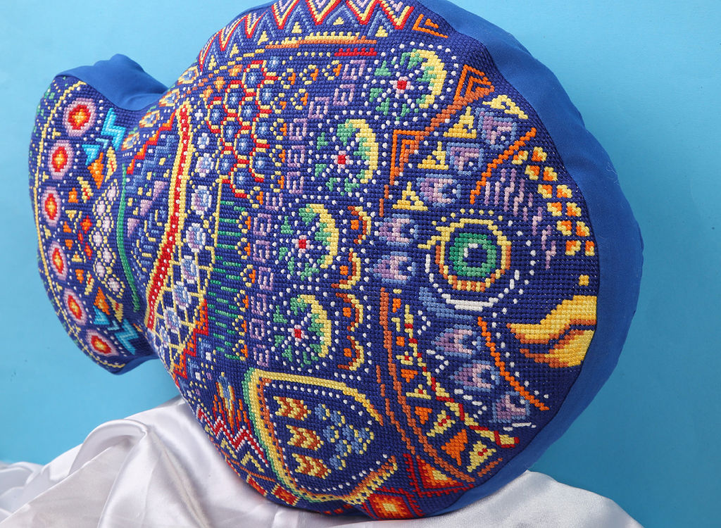 Набор для вышивания PANNA PD-7199 Подушка. Моя рыбка 44.5 х 32.5 см