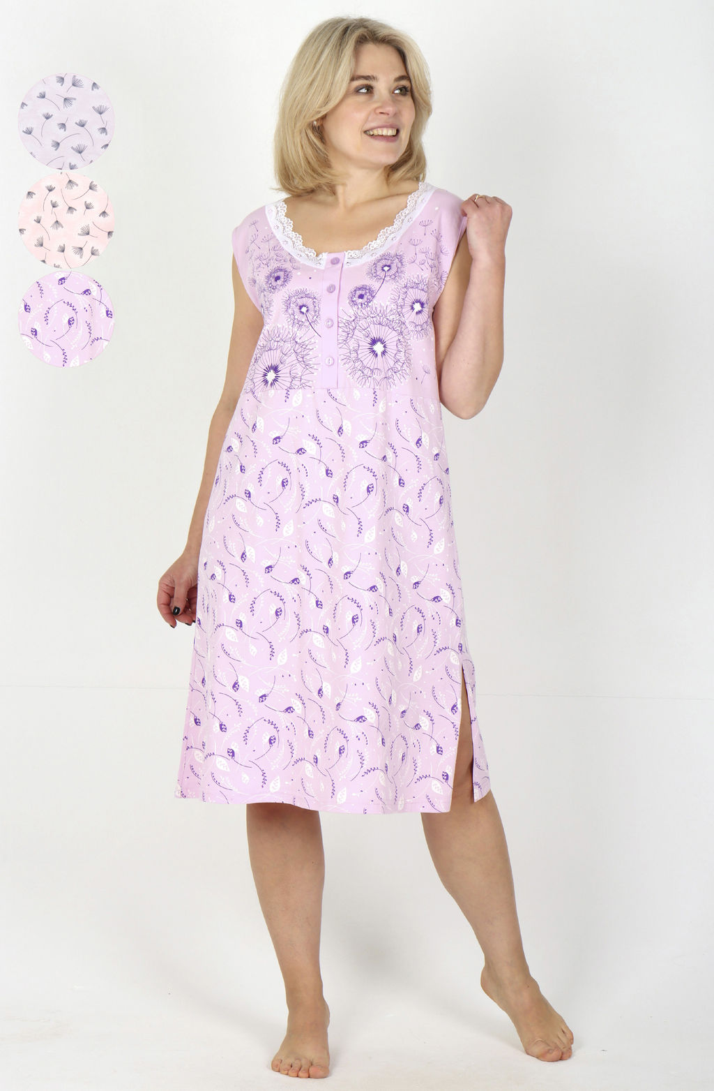 Сорочка Лирика С-237 (46-62) кулирка