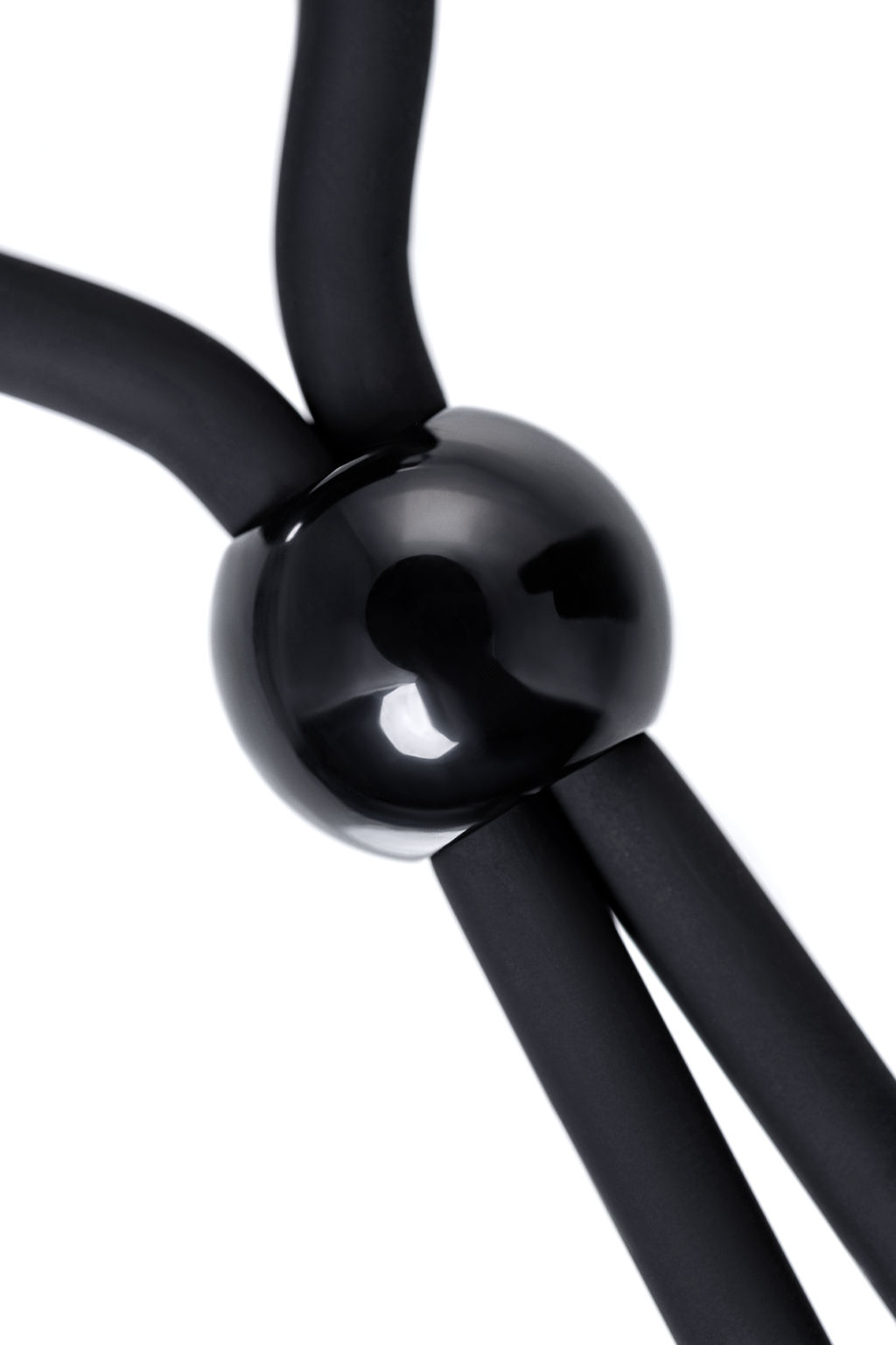 Лассо на пенис A-Toys by TOYFA Ect, силикон, черный, 14 см