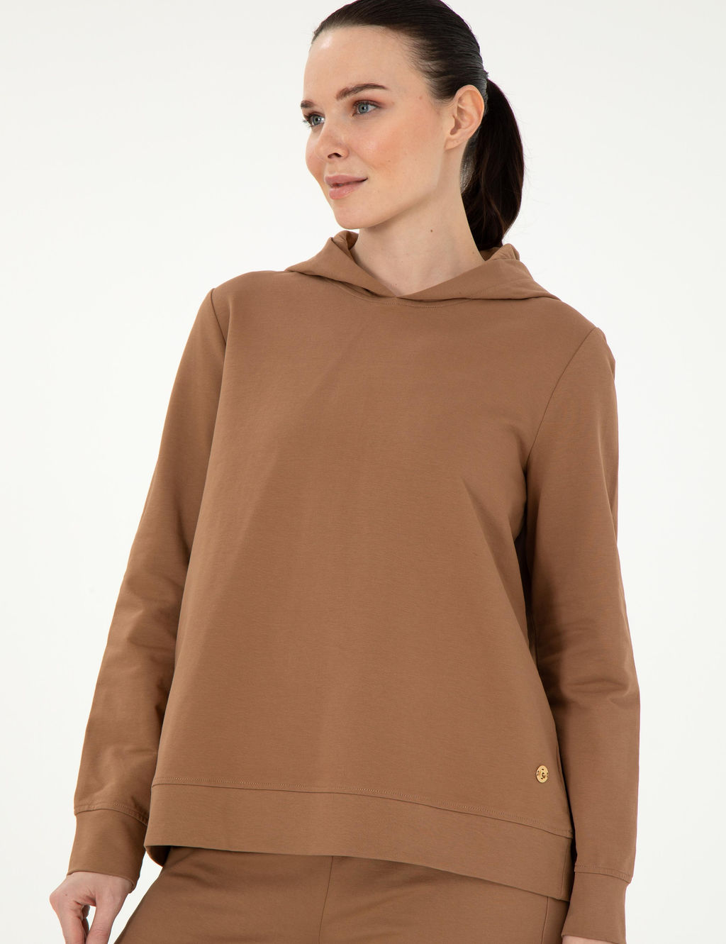 Coconut Oversize Kap__onlu Sweatshirt