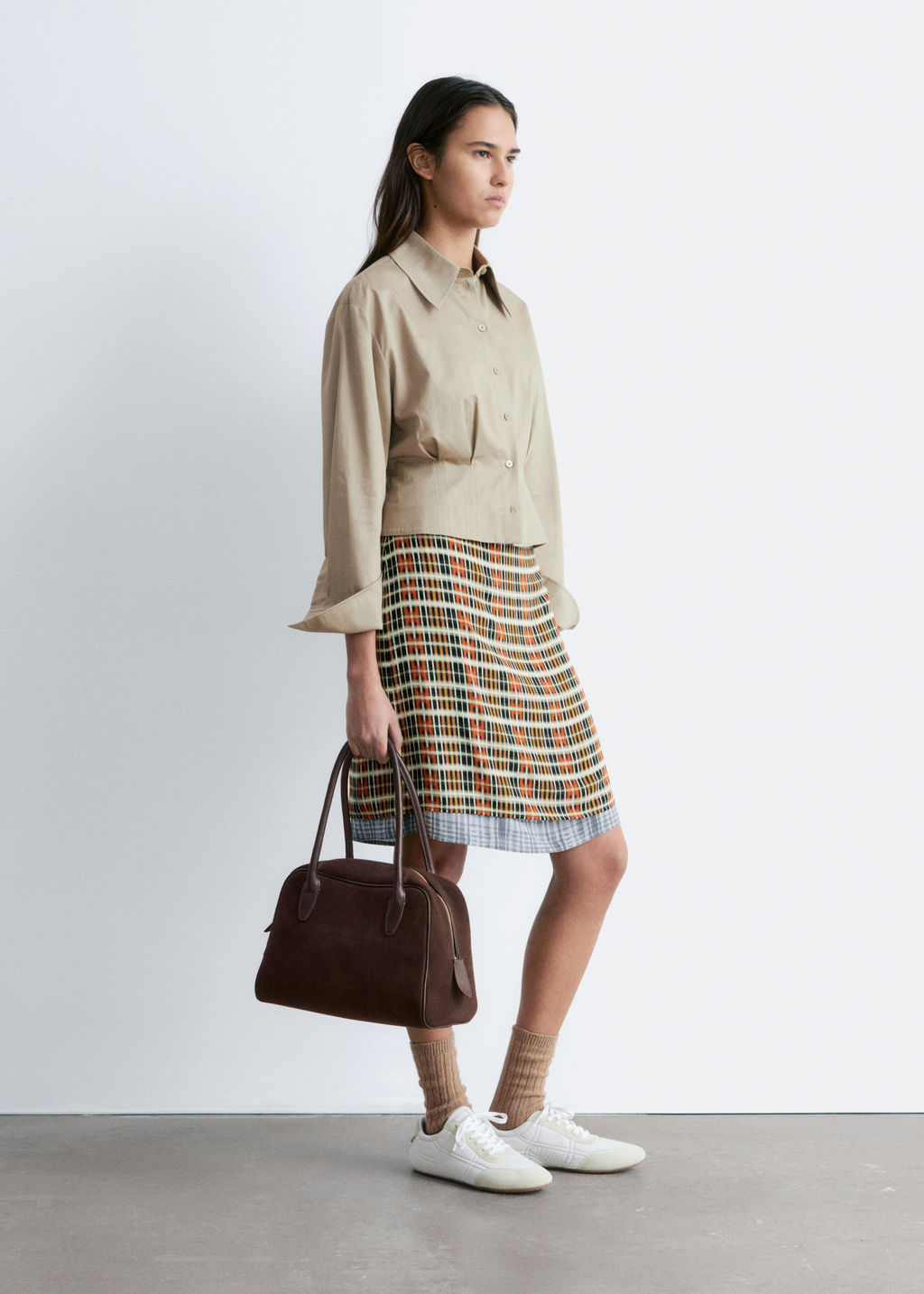 Camisa de corte ajustado a la cintura - H&m фото 4