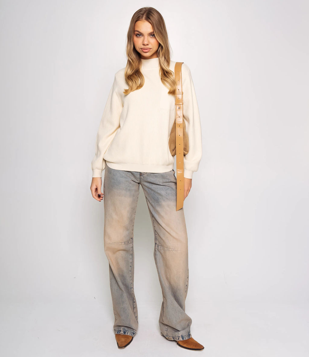 Джемпер #КТ24062, кремовый - Dommod фото 4