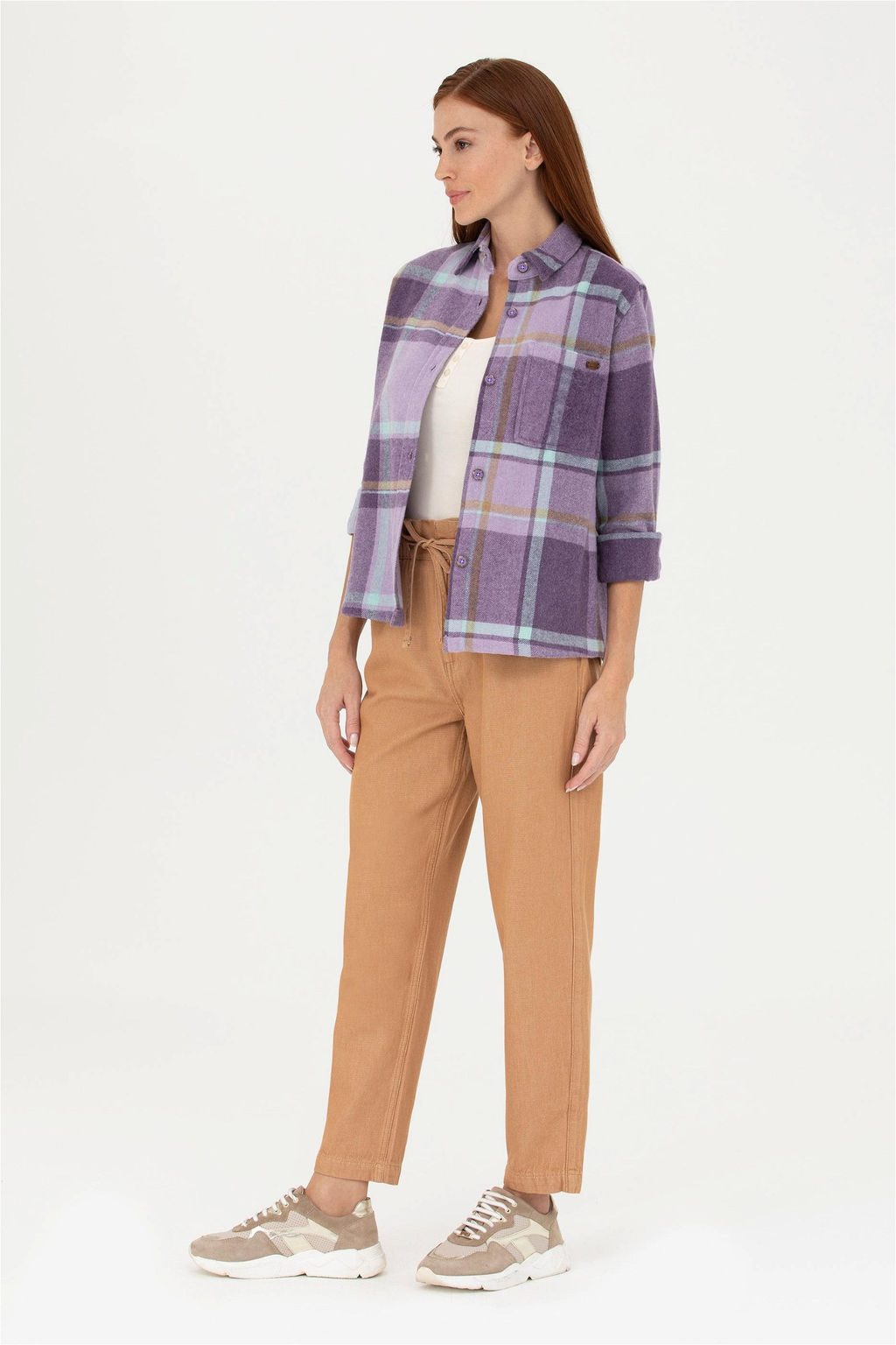 Женские джинсовые брюки светло-коричневого цвета - U.s. polo assn фото 10