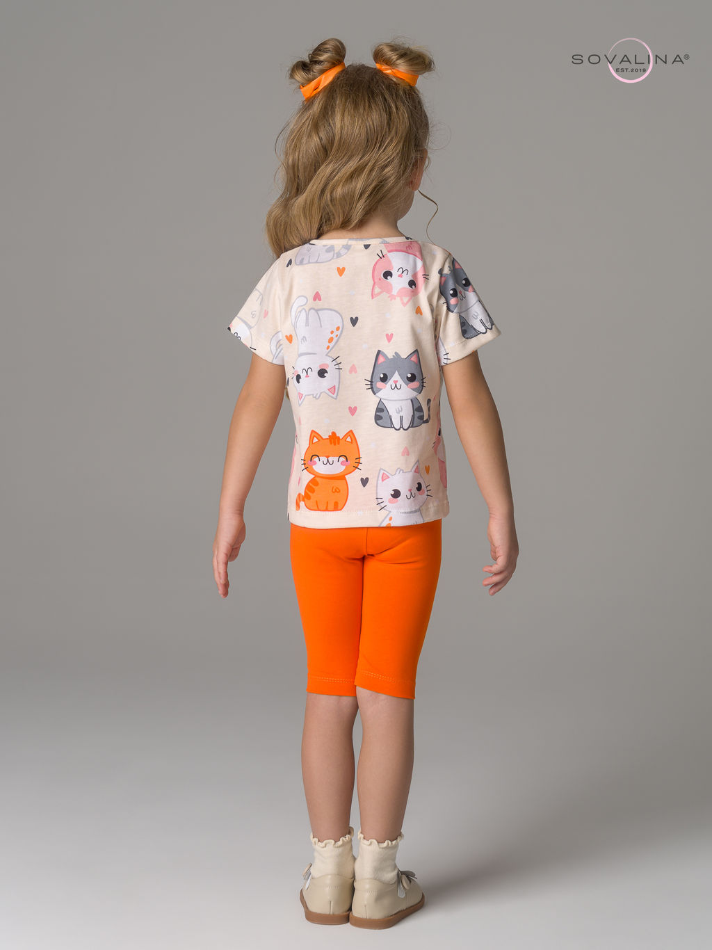 Костюм Актив солнечные котики-оранжевый - Sovalina фото 13