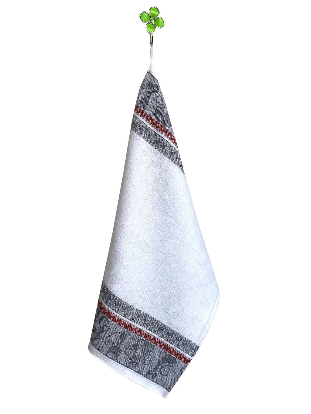 Комплект полотенец 50*70 см, 2 шт., 100% лён (Коты, вид 2) - Ивановотекстиль фото 6