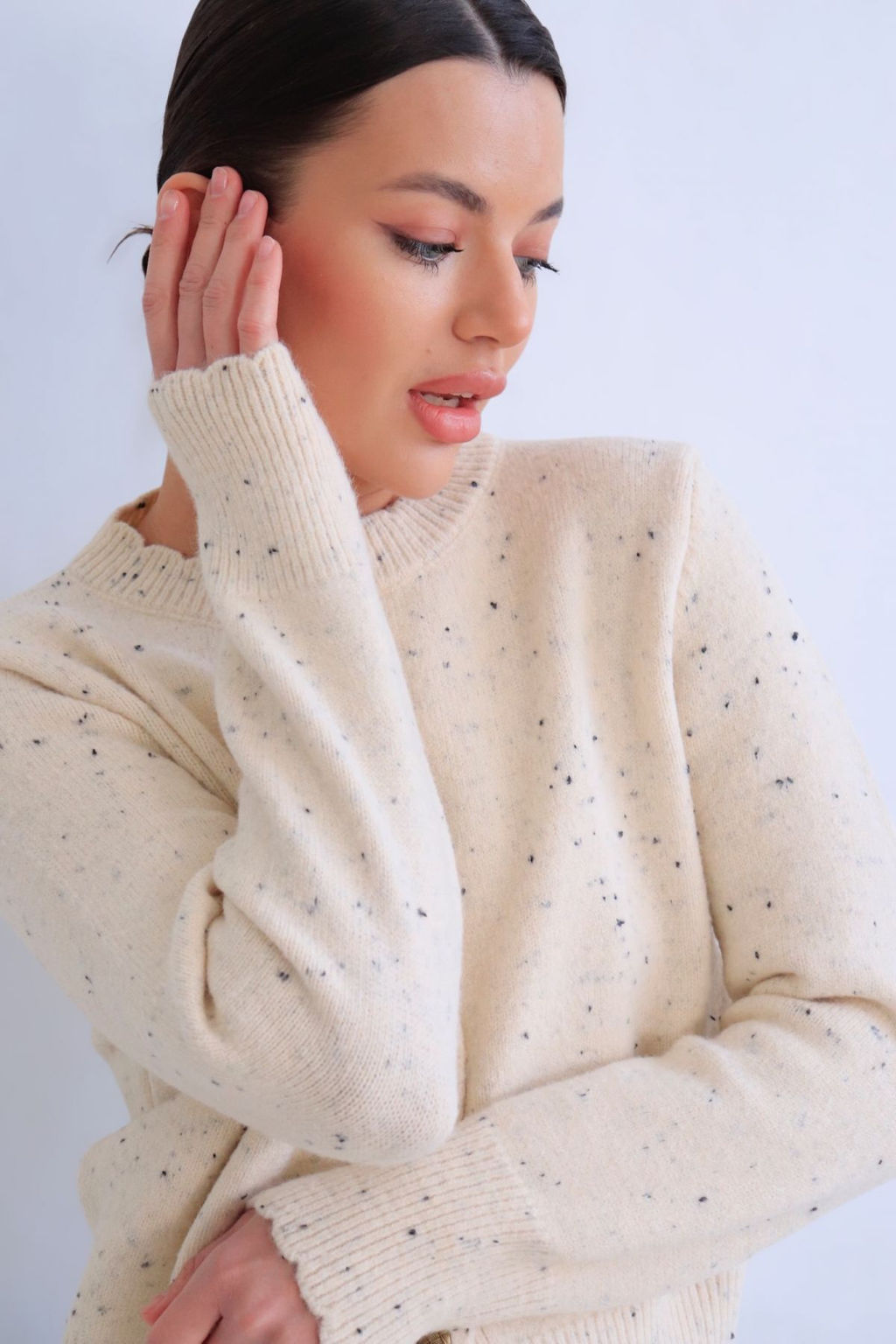 Martichelli Кардиган бежевый в крапинку  фото 18