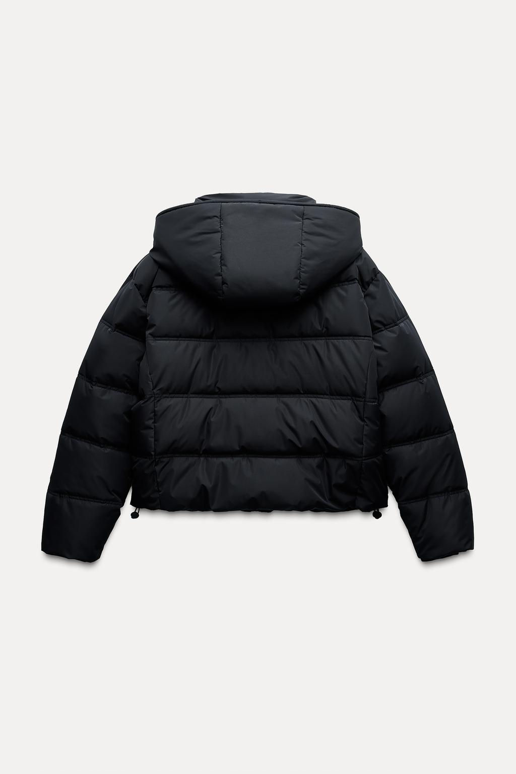 WATER AND WIND PROTECTION SHORT PUFFER ANORAK - Zara фото 23