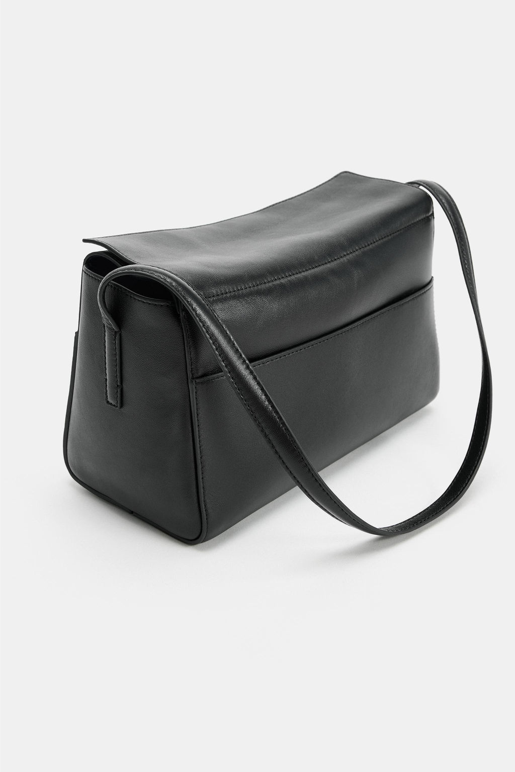 BOLSO DE HOMBRO PIEL / Negro