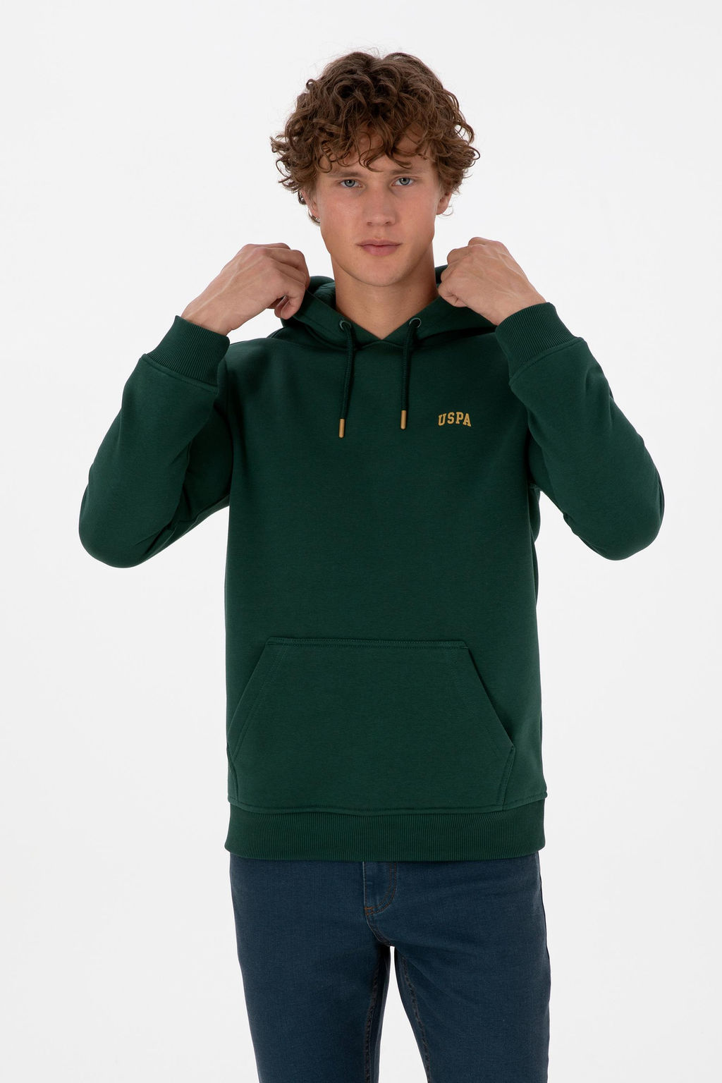 Erkek Koyu Ye_il Basic Sweatshirt Sepette S_rpriz _ndirim - U.s. polo assn фото 3