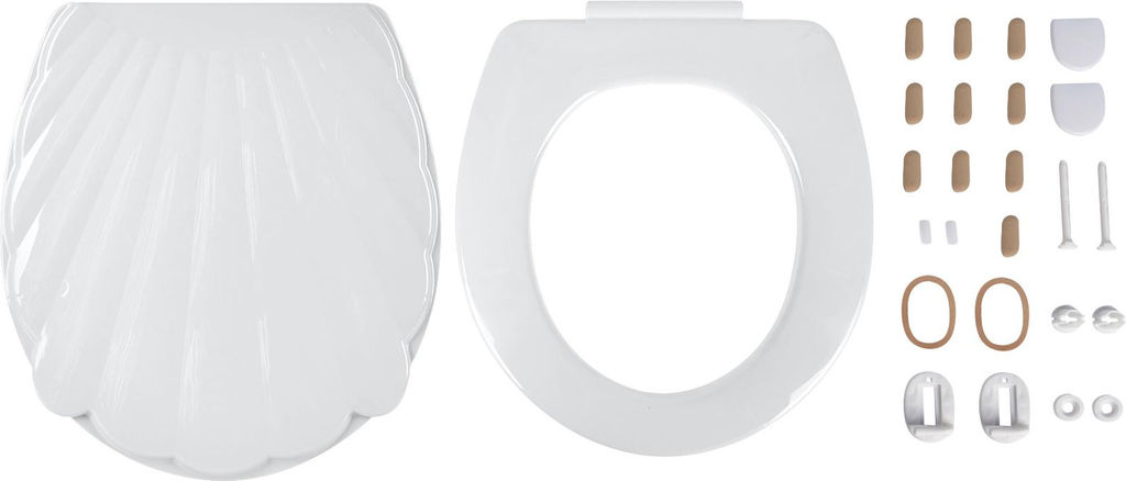 Сиденье для унитаза Keeplex Light 41,9х36,3х4,5см белое облако KL260112048