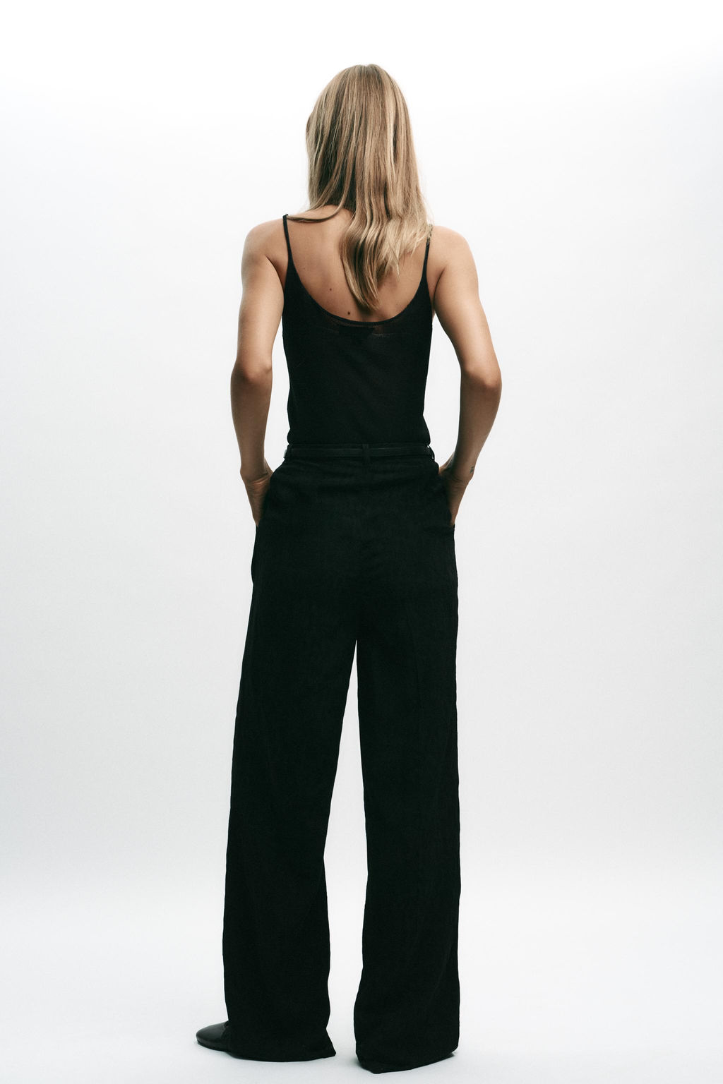 JACQUARD TROUSERS WITH CHAIN BELT - Zara фото 4