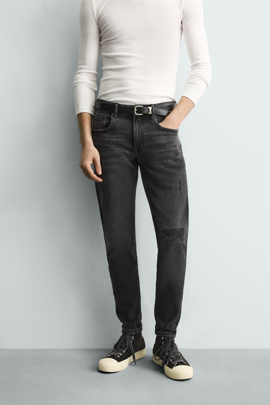 JEANS SKINNY FIT / Carb?n - Zara фото 2