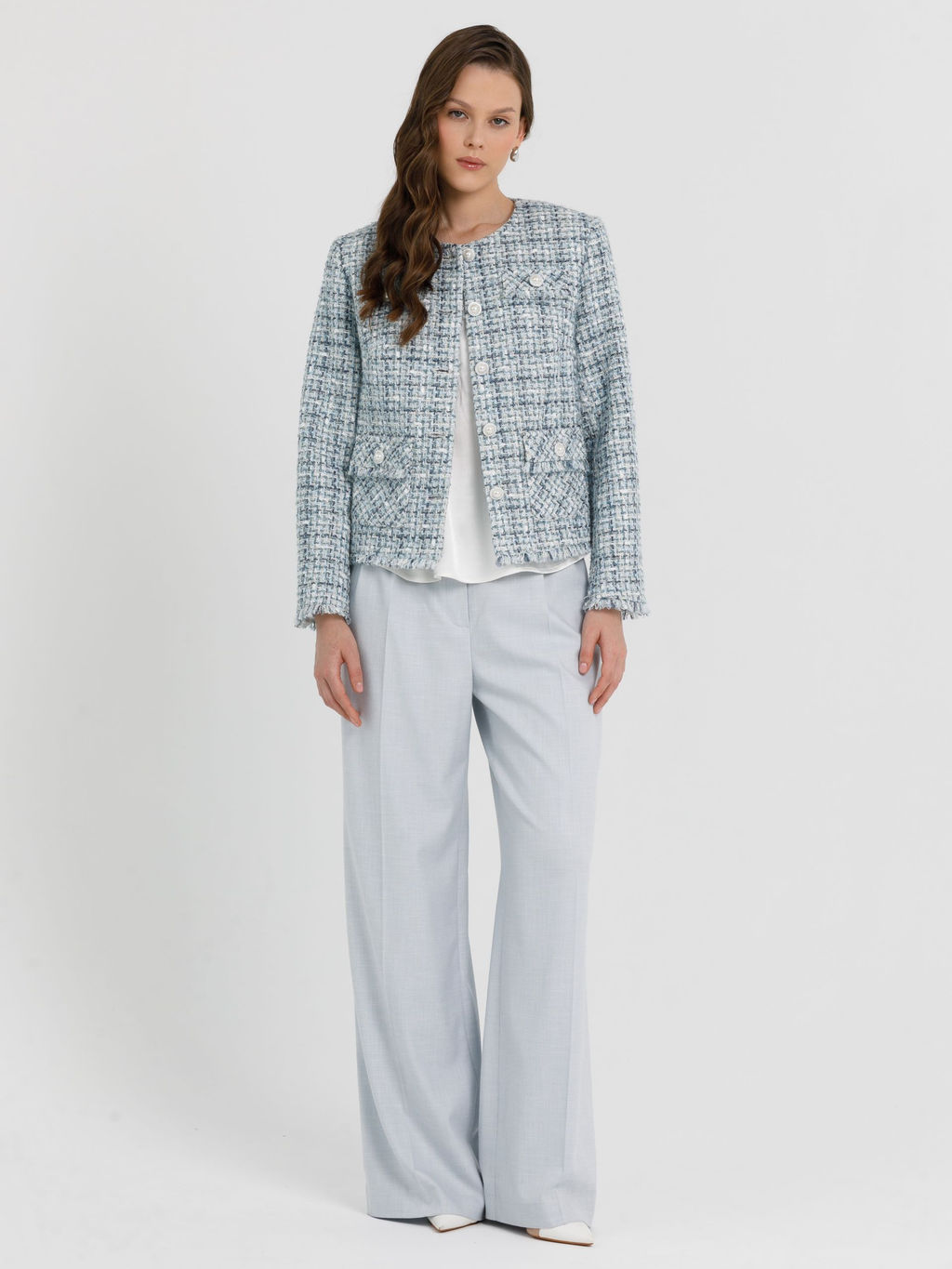 Жакет в клетку