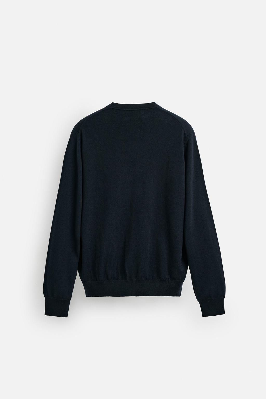 COTTON - WOOL CARDIGAN - Zara фото 8