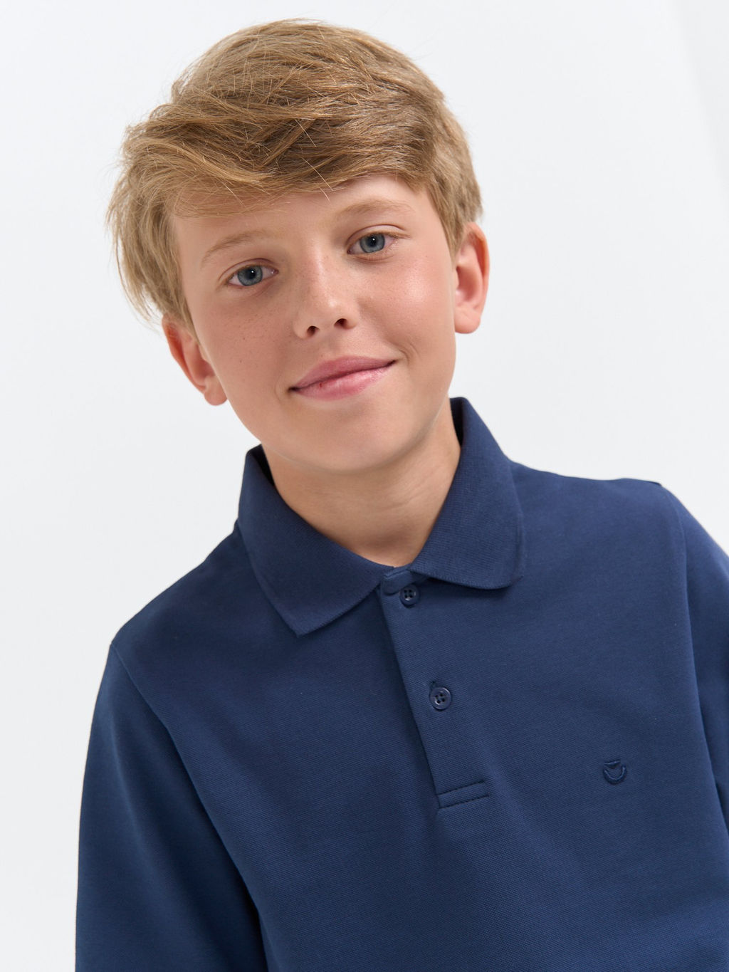 Футболка поло Синяя 7+ - Bungly фото 5