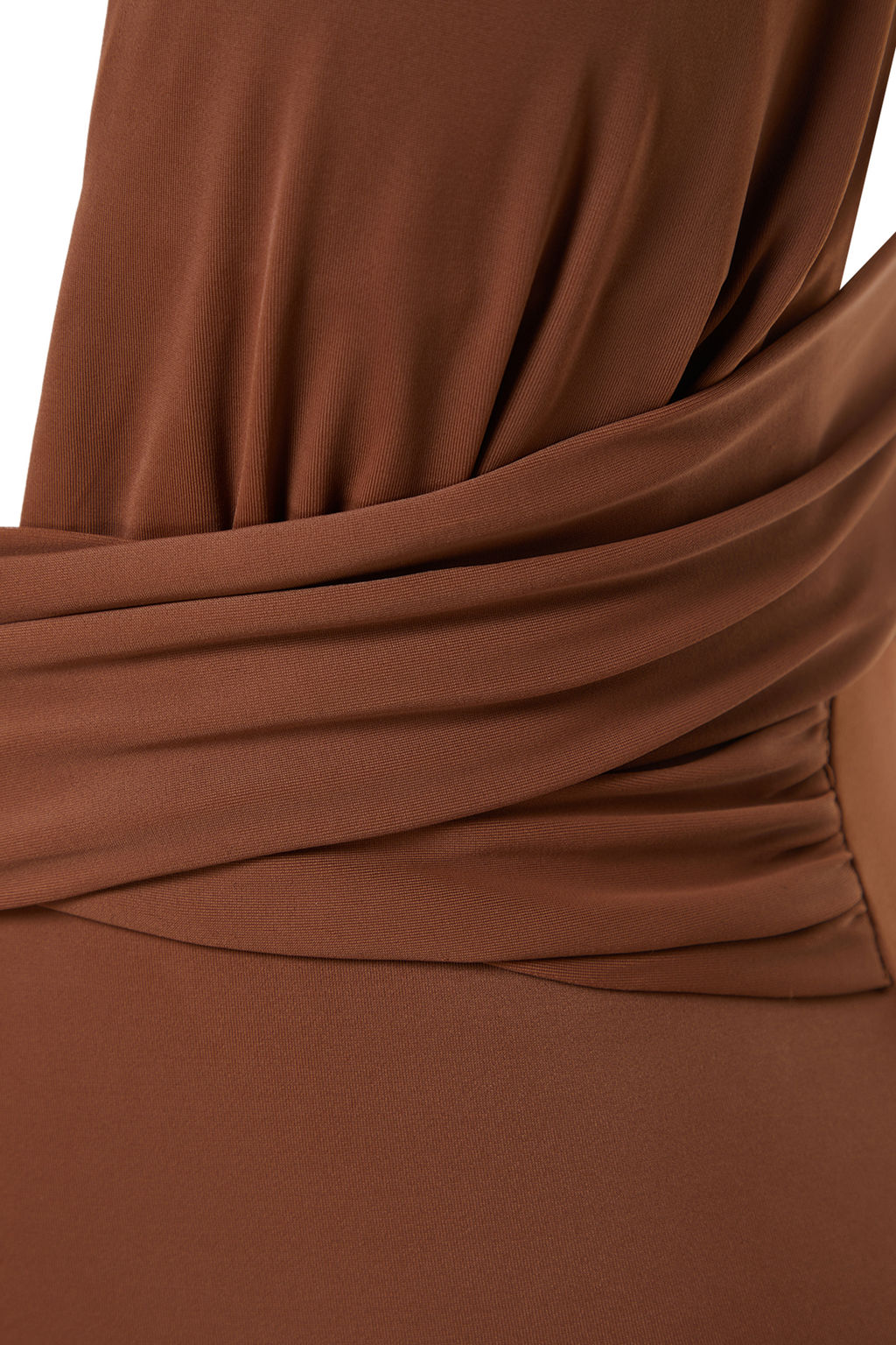 TRENDYOLMILLA K?rm?z? Derin Dekolteli Drapeli Hipster Mayo TBESS21MA0041 фото 29