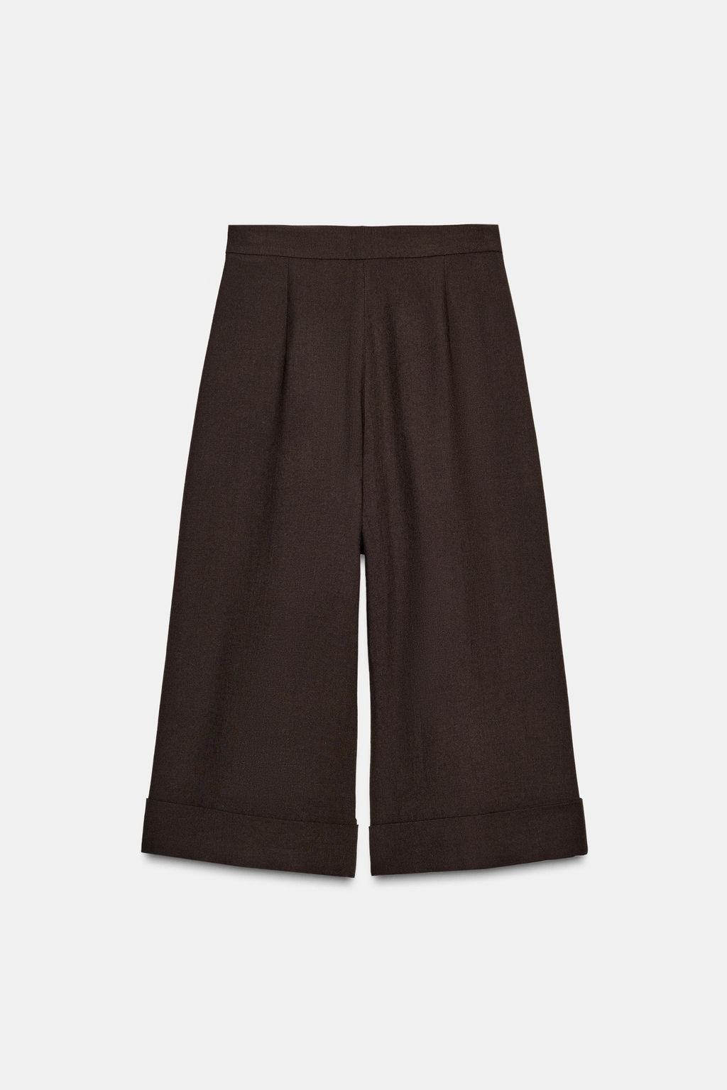 ZW COLLECTION 100% WOOL BERMUDA SHORTS WITH BUTTONS - Zara фото 7