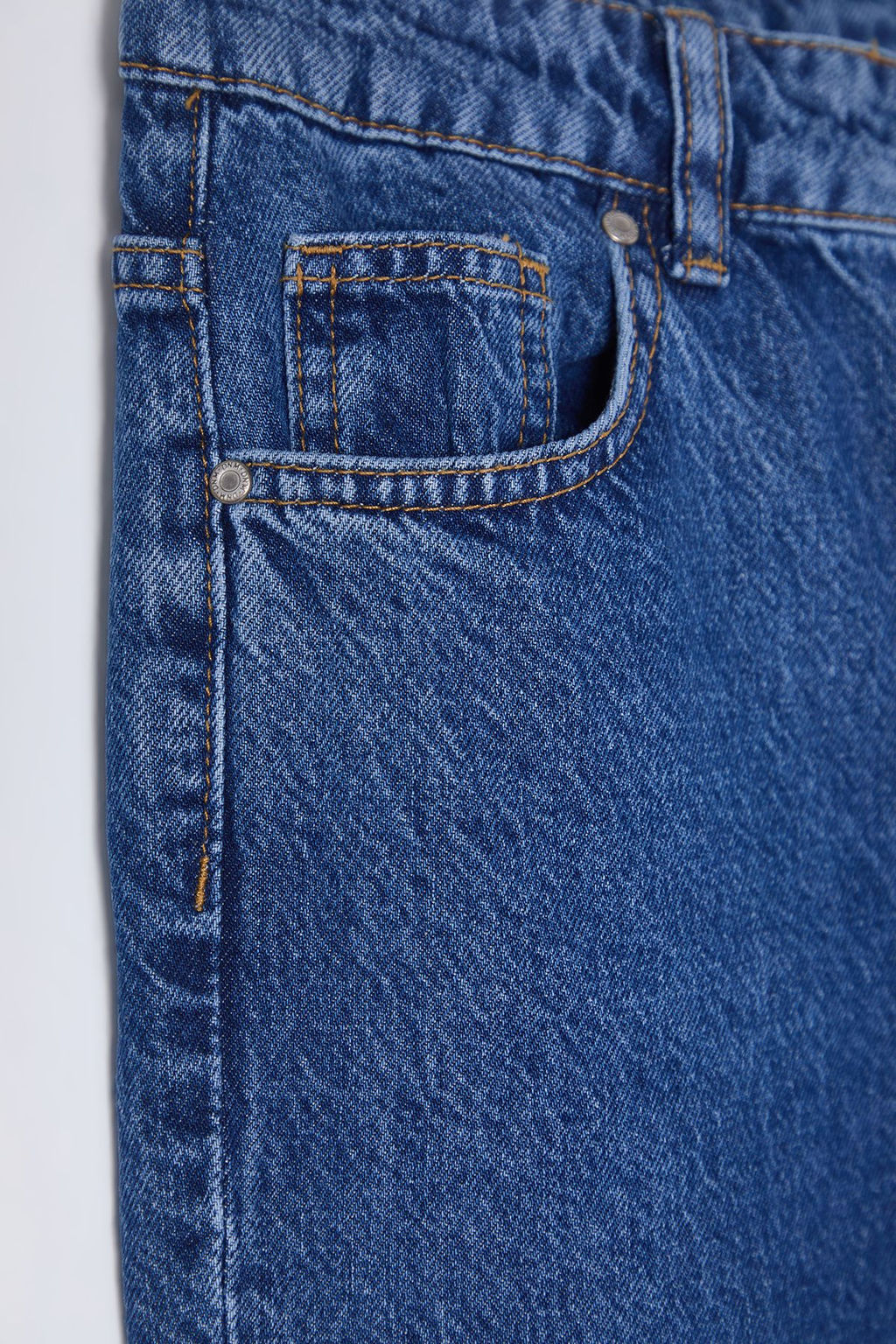 Ac?k Mavi Normal Bel Duz Kesim Straight Jeans TWOSS25JE00074 - Trendyolmilla фото 12