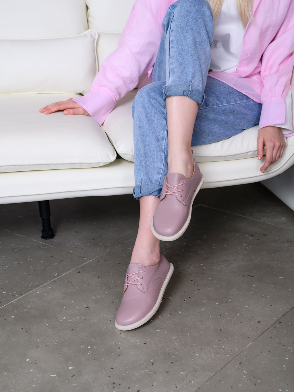 Туфли EDART 181.ОКСЕ be. Светлый тауп лион  фото 2