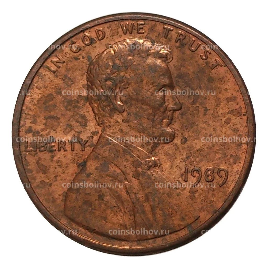 1 цент 1989 года