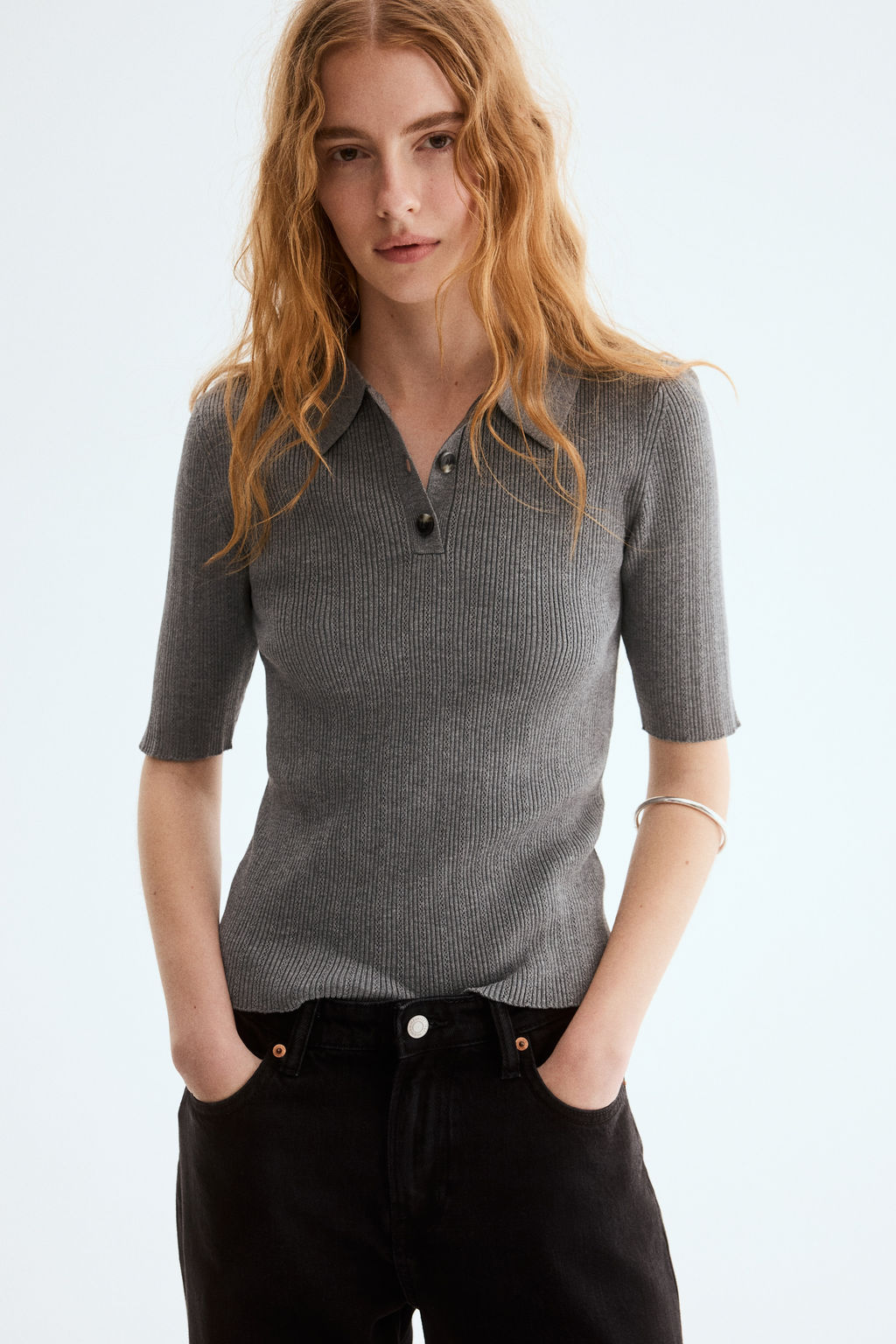 Top en punto pointelle - H&m фото 4