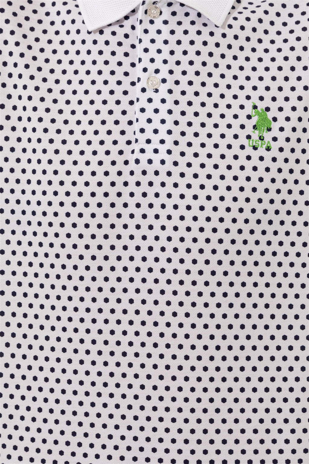 U. S. Polo Assn Мужская темно-синяя футболка с воротником-поло - U.s. polo assn фото 12