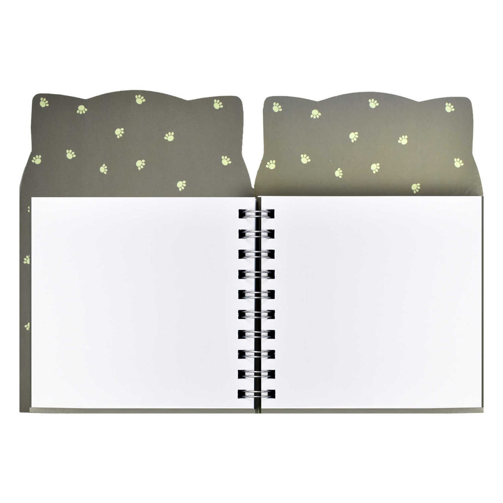 Скетчпад 160х210 мм, 100 л, блок - белый офсет 100 г/м?, арт. 61215 ВКУСНЫЙ КОТ /обложка полноцветная печать (4+4), двусторонняя кашировка на гребне, картон переплётный 1,75 мм, глянцевая ламинация,