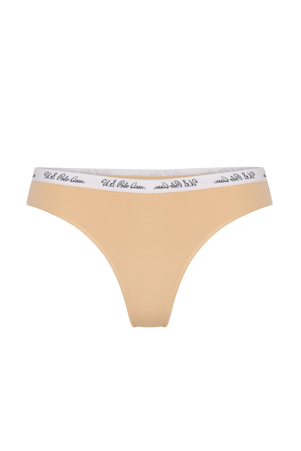 Женский низ нижнего белья бежевого цвета - U.s. polo assn фото 3