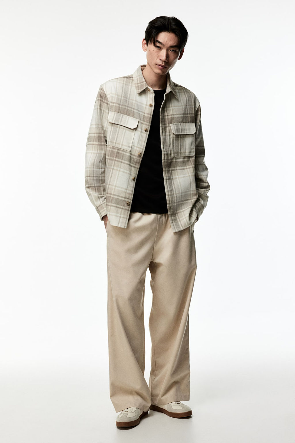Sobrecamisa de fieltro Regular Fit - H&m фото 3