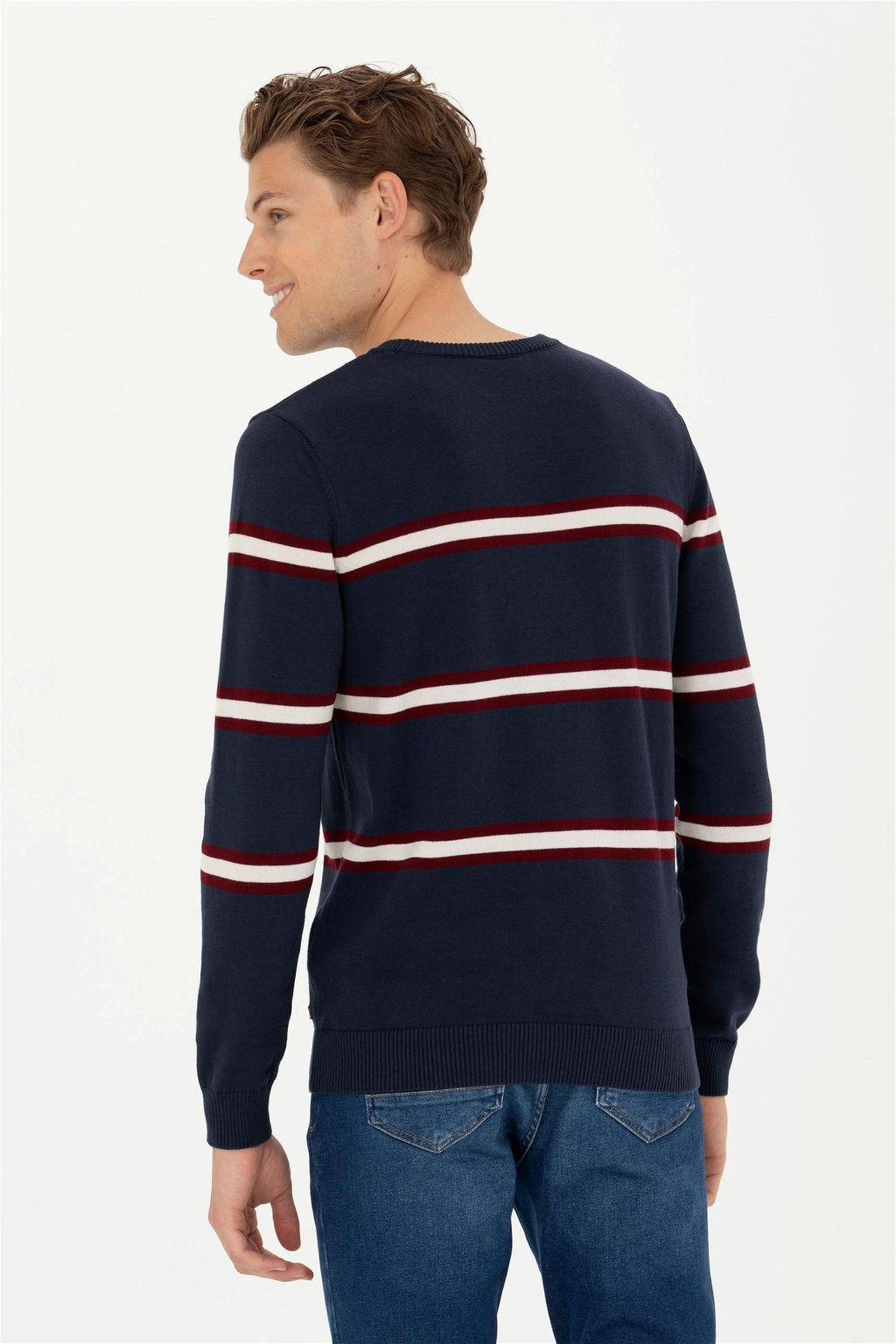 Мужской темно-синий свитер - U.s. polo assn фото 12