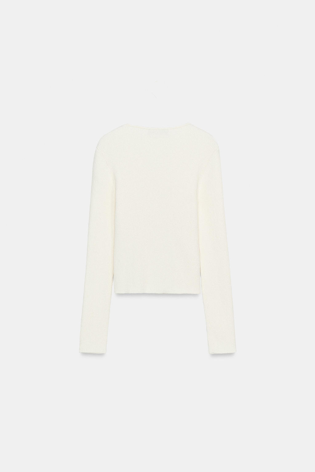 CHAQUETA PUNTO CIERRE ASIM?TRICO / crudo-blanco - Zara фото 5