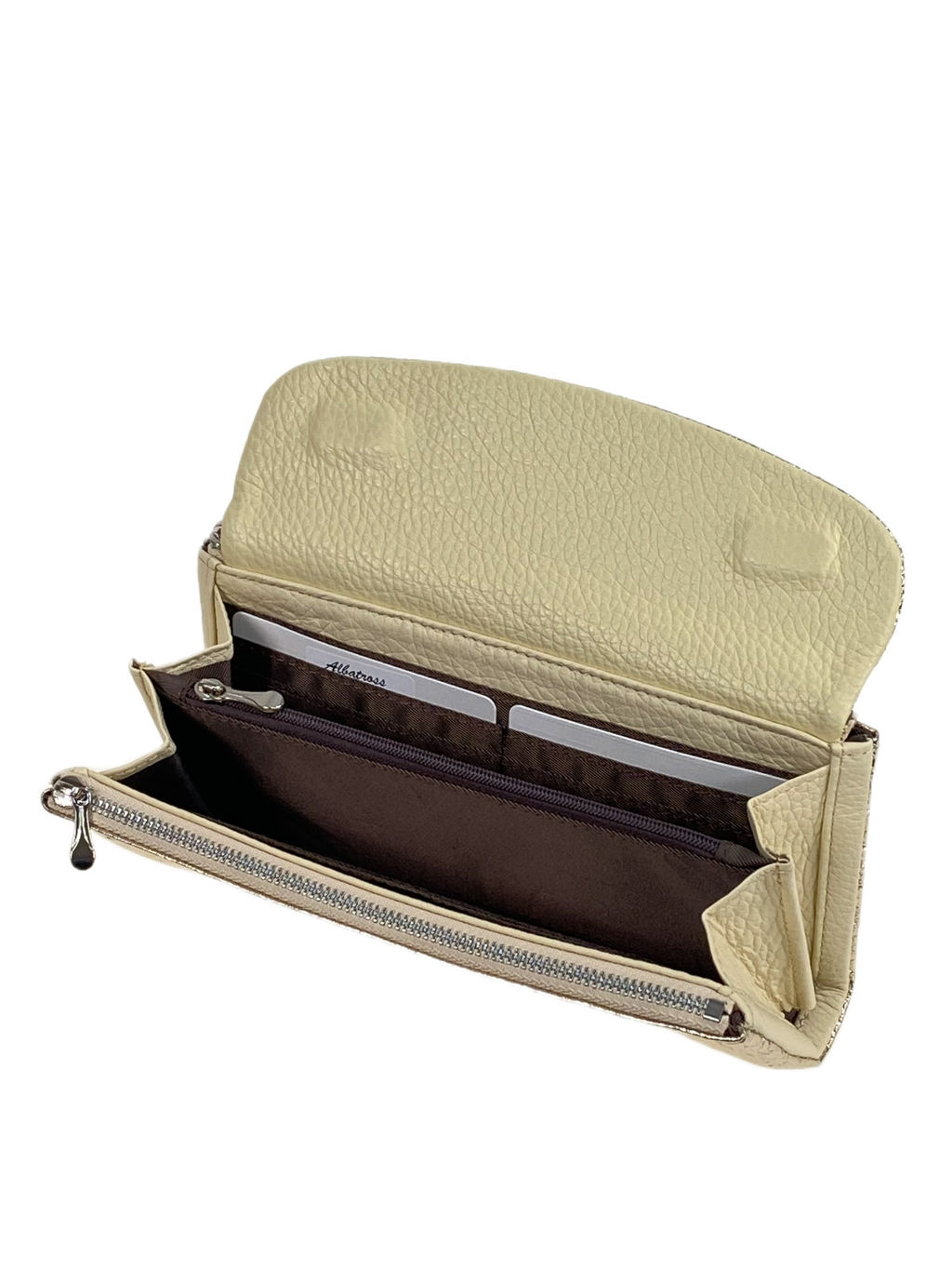 Женский кошелёк из натуральной кожи, цвет золото - Greta фото 2