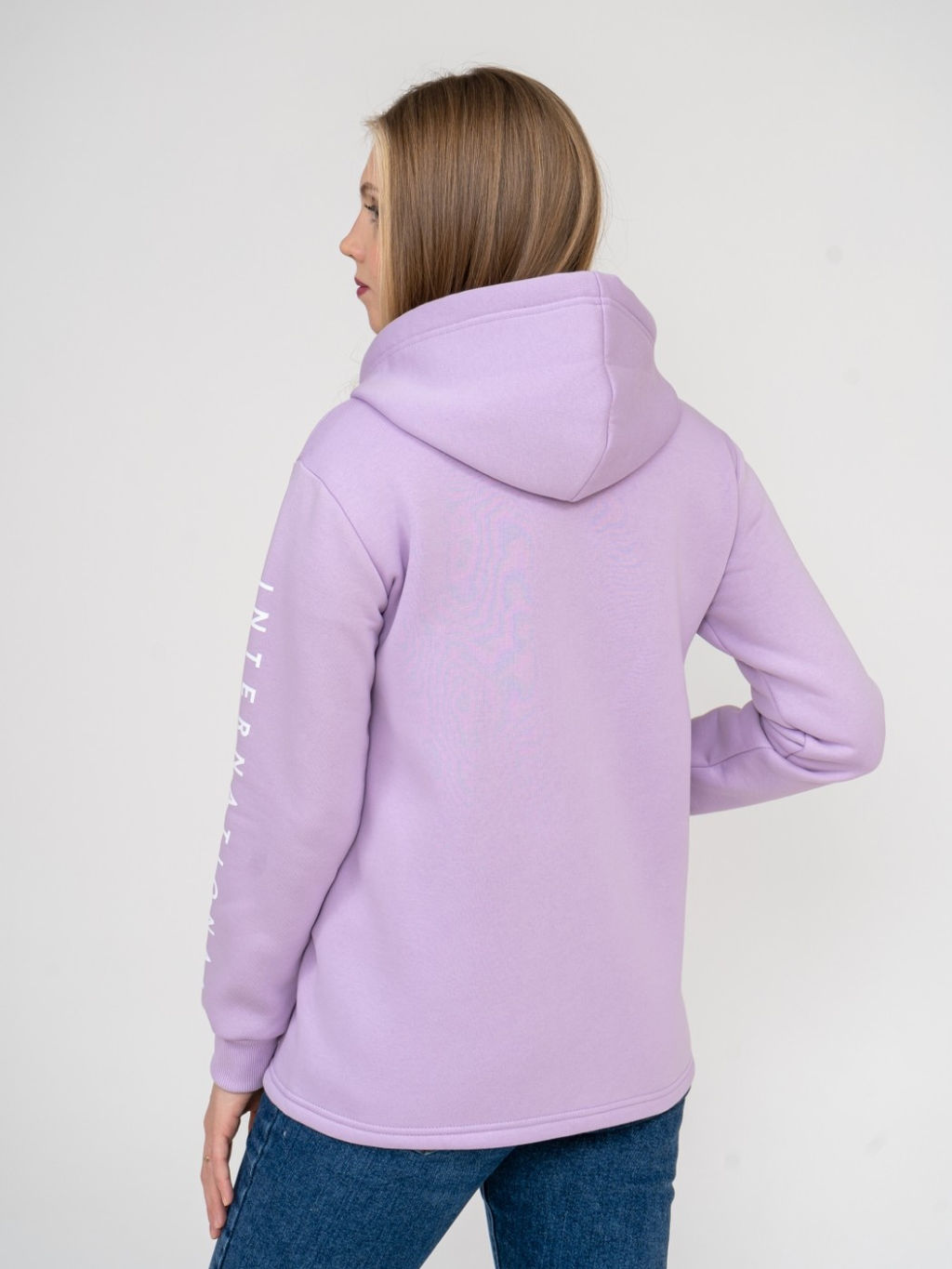 Толстовка женская Гамма на молнии лаванда