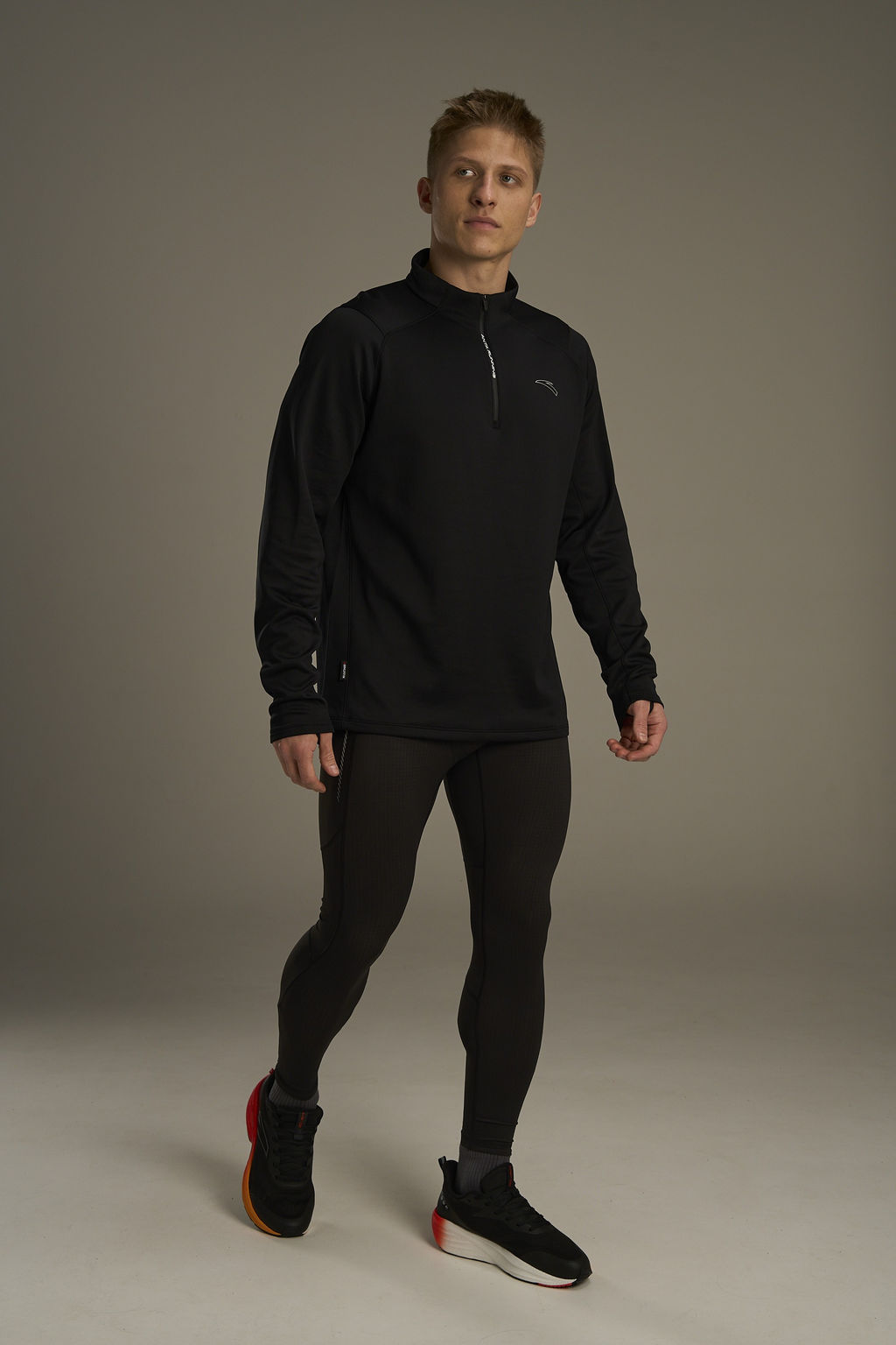 Тайтсы Черный ANTA RUNNING Tight Pants