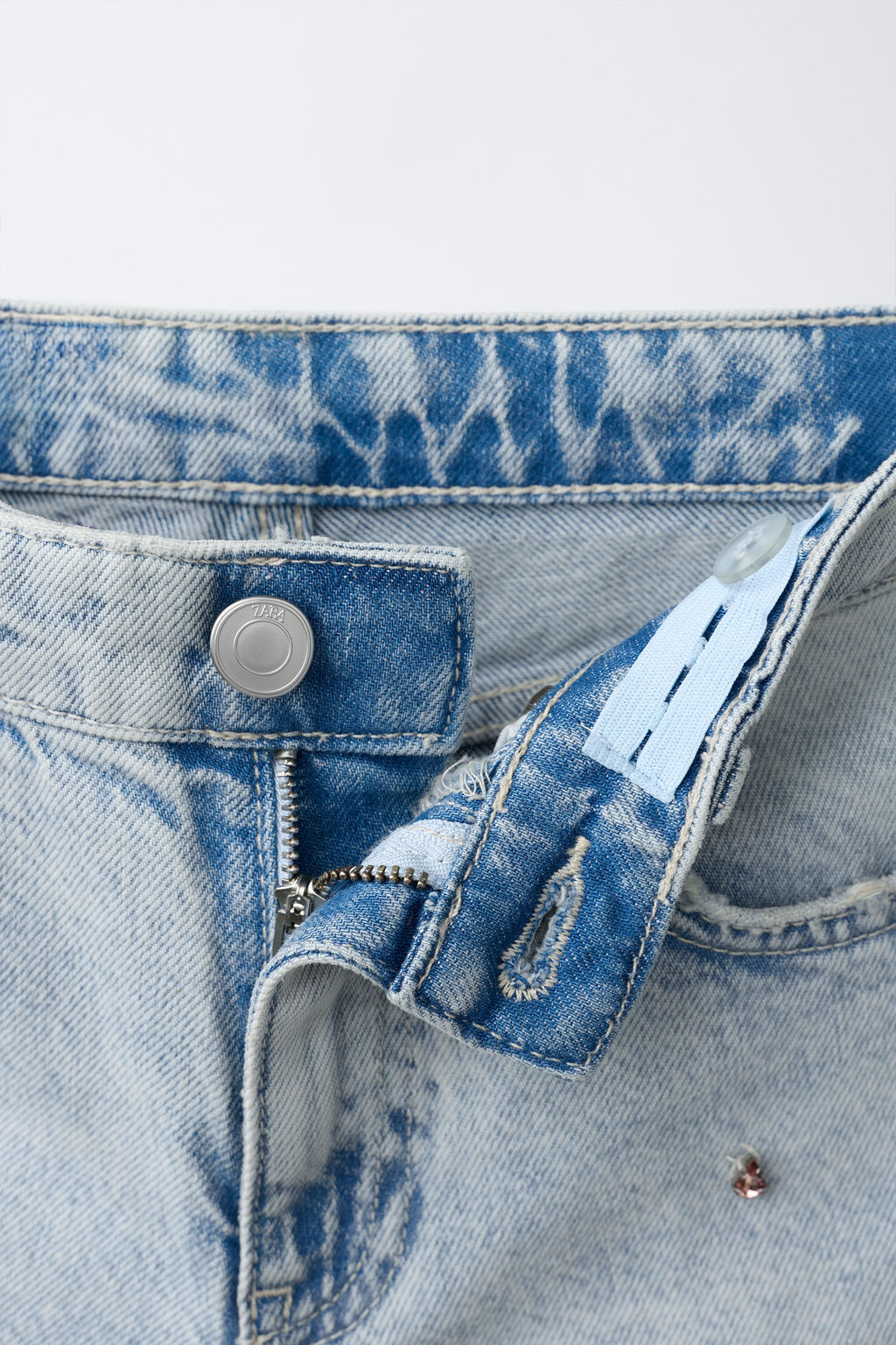 BERMUDA DENIM JOYAS / Azul claro