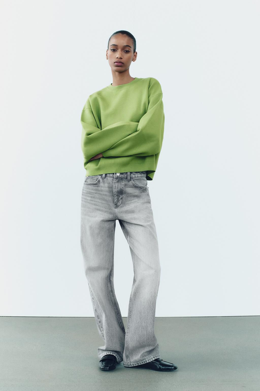 BASIC PLAIN KNIT SWEATSHIRT - Zara фото 9