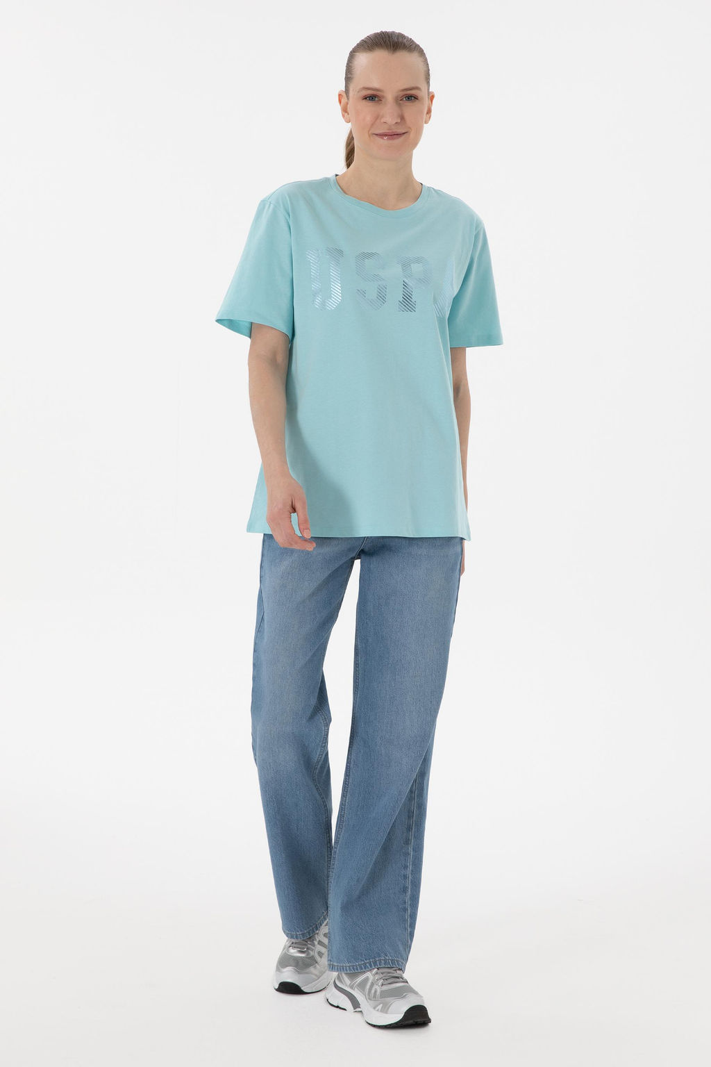 Kad_n Aqua Basic Ti__rt Sepette S_rpriz _ndirim - U.s. polo assn фото 4