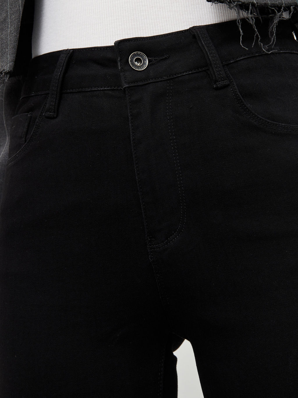 Утепленные Женские джинсы зауженного кроя Ут. Ворс - Mossmore фото 5