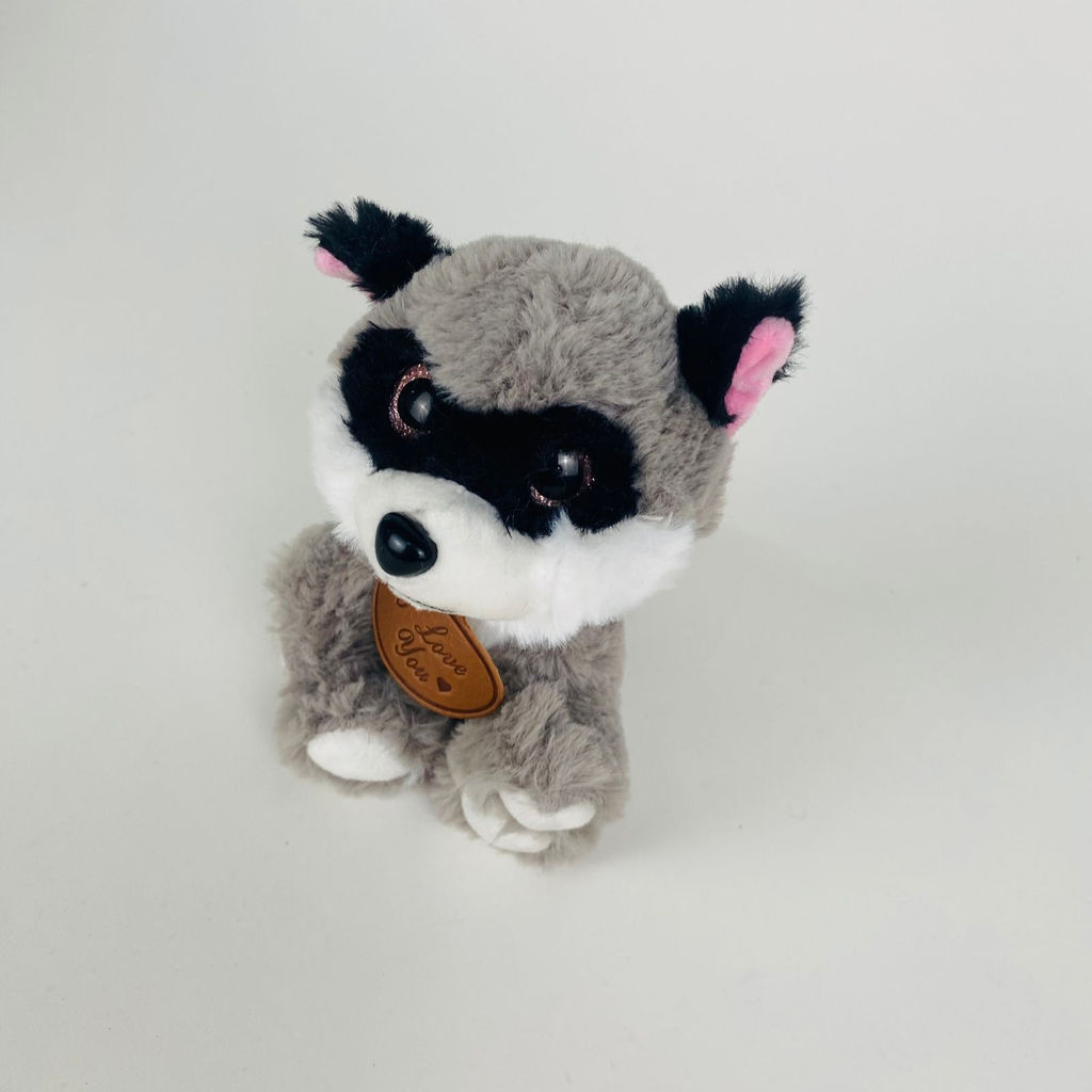 Мягкая игрушка Енот с подвеской I love you 15 см в ассортименте - Storyland фото 6