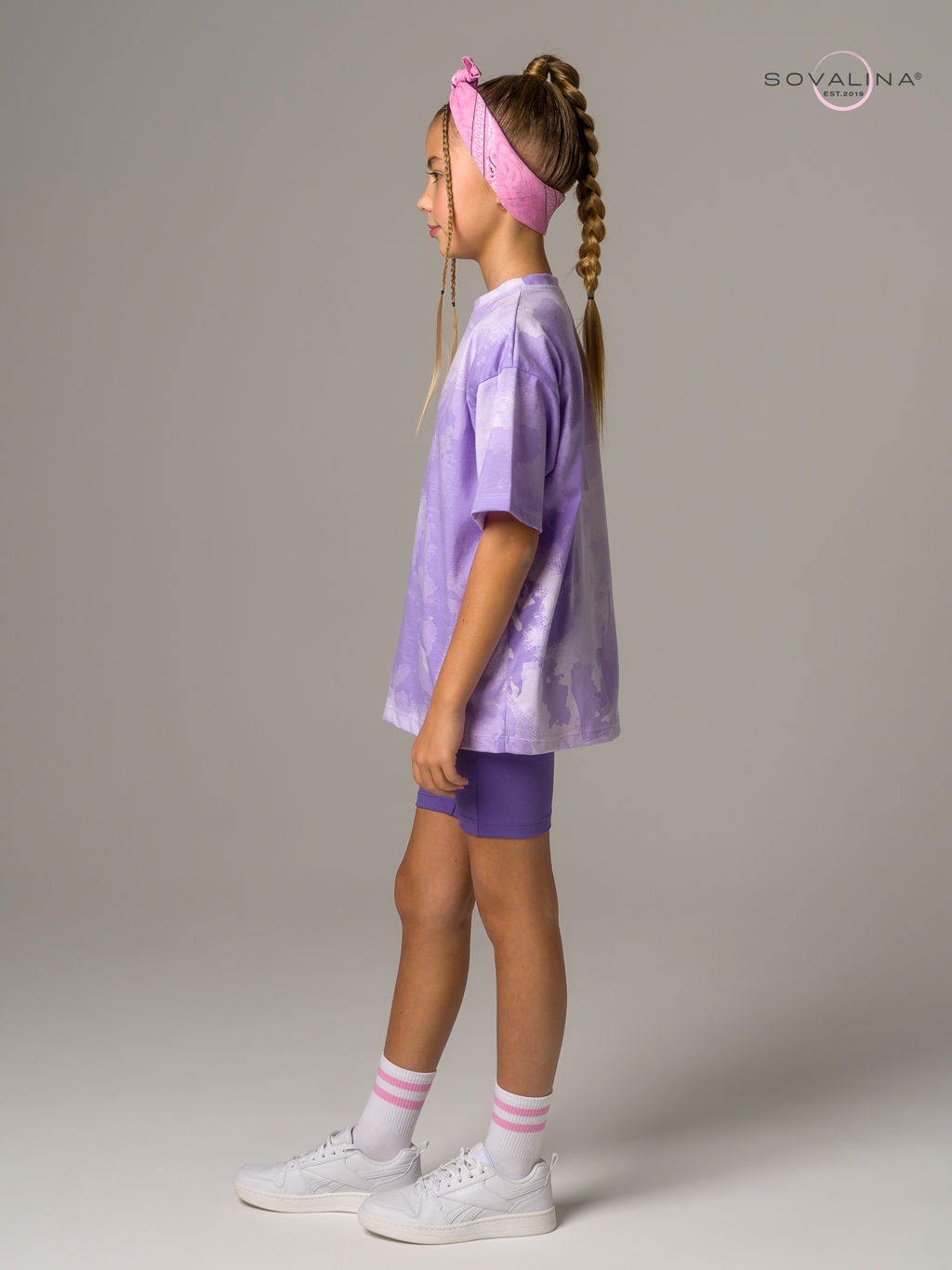 Костюм Актив MAX тайдай лаванда-вери - Sovalina фото 14