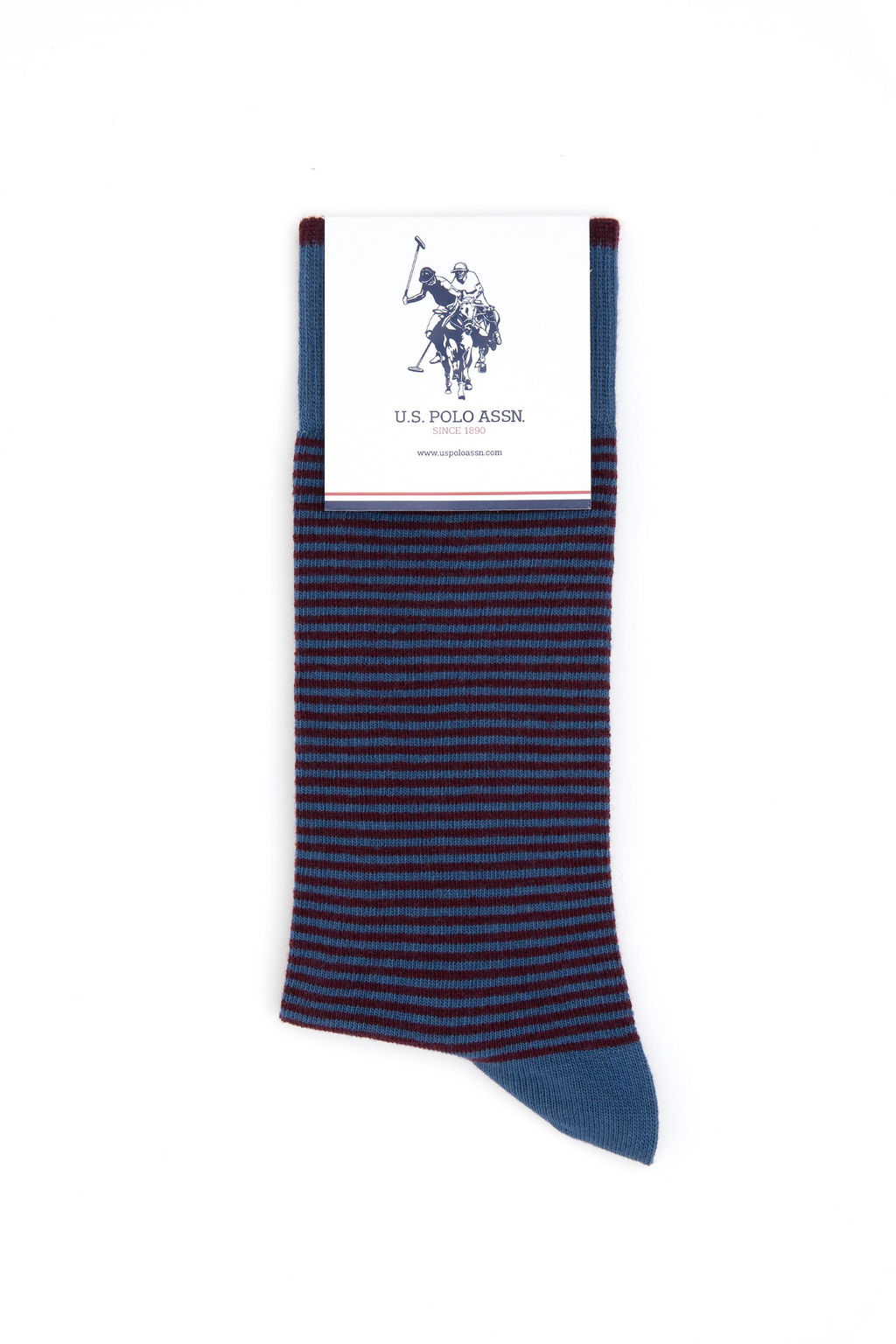 Мужские бордовые носки Неожиданная скидка в корзине - U.s. polo assn фото 4