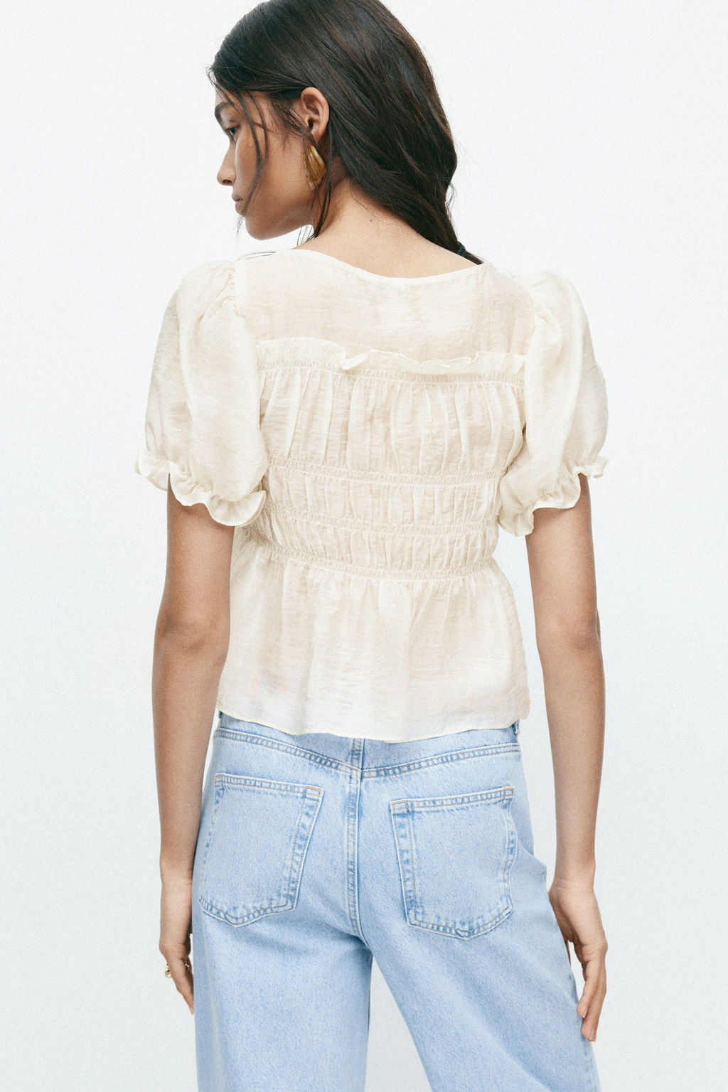 Blusa fruncida - H&m фото 7
