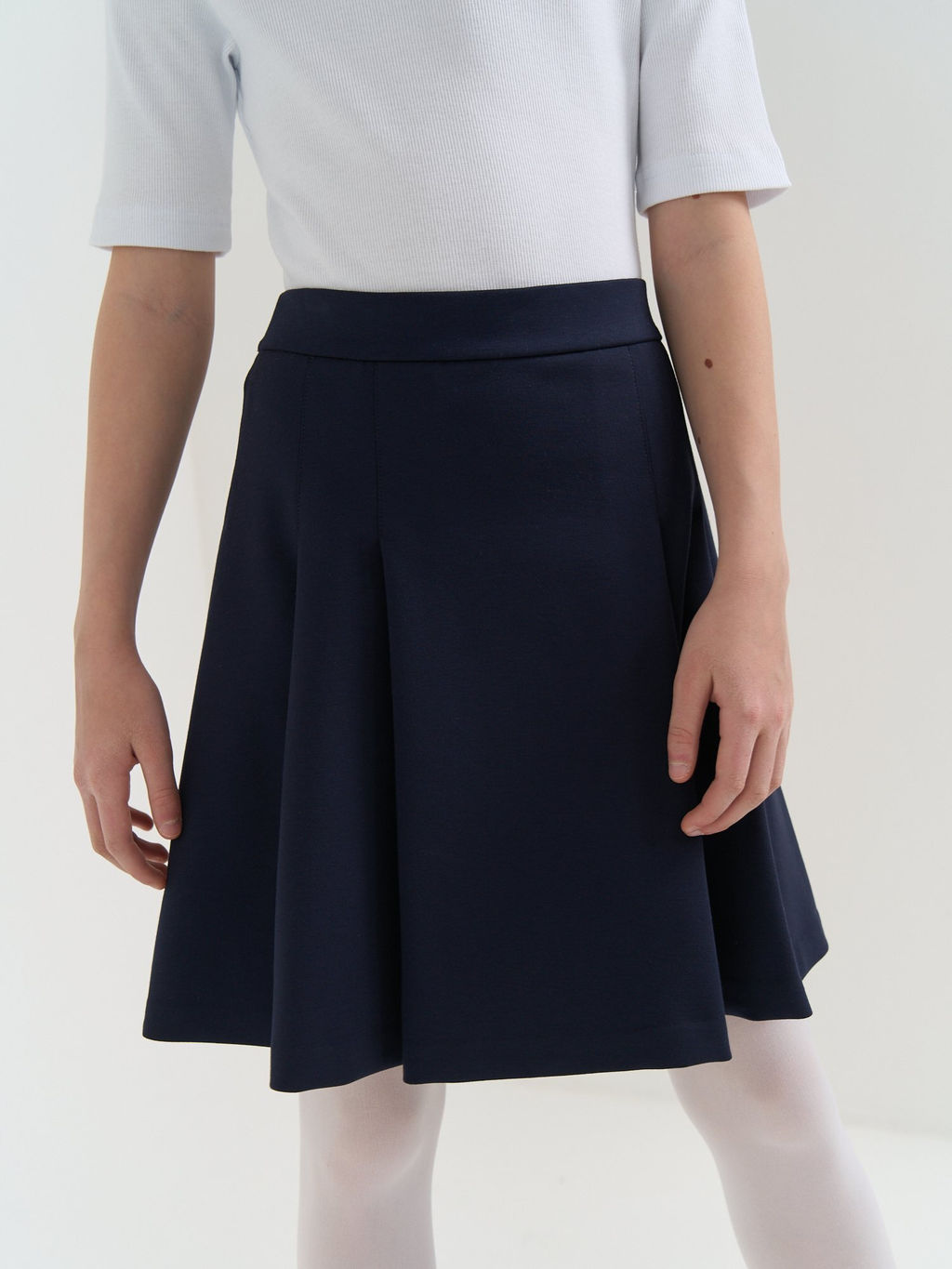 Юбка со складками Синяя 7+ - Bungly фото 2