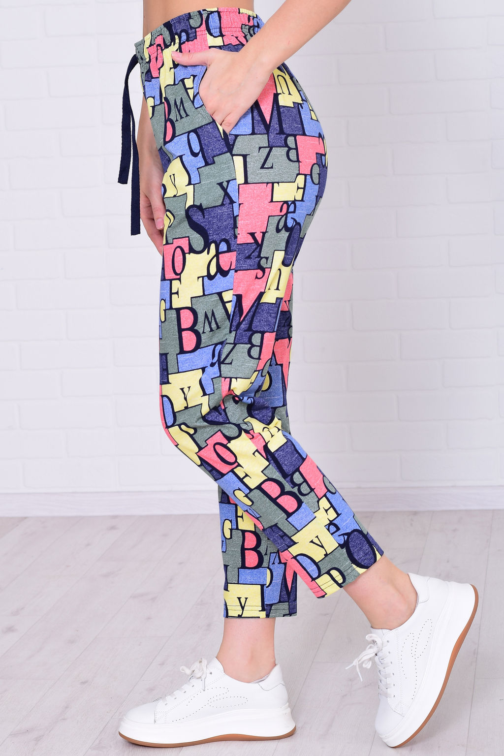 Брюки домашние женские 8-031д1 из хлопка - Новое кимоно фото 16