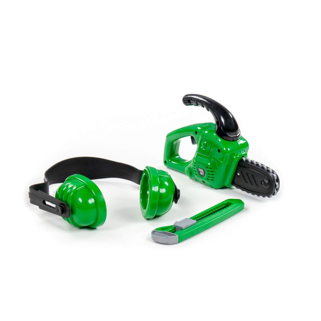 Набор инструментов №25 (бензопила, наушники, нож строительный) - Полесье фото 5