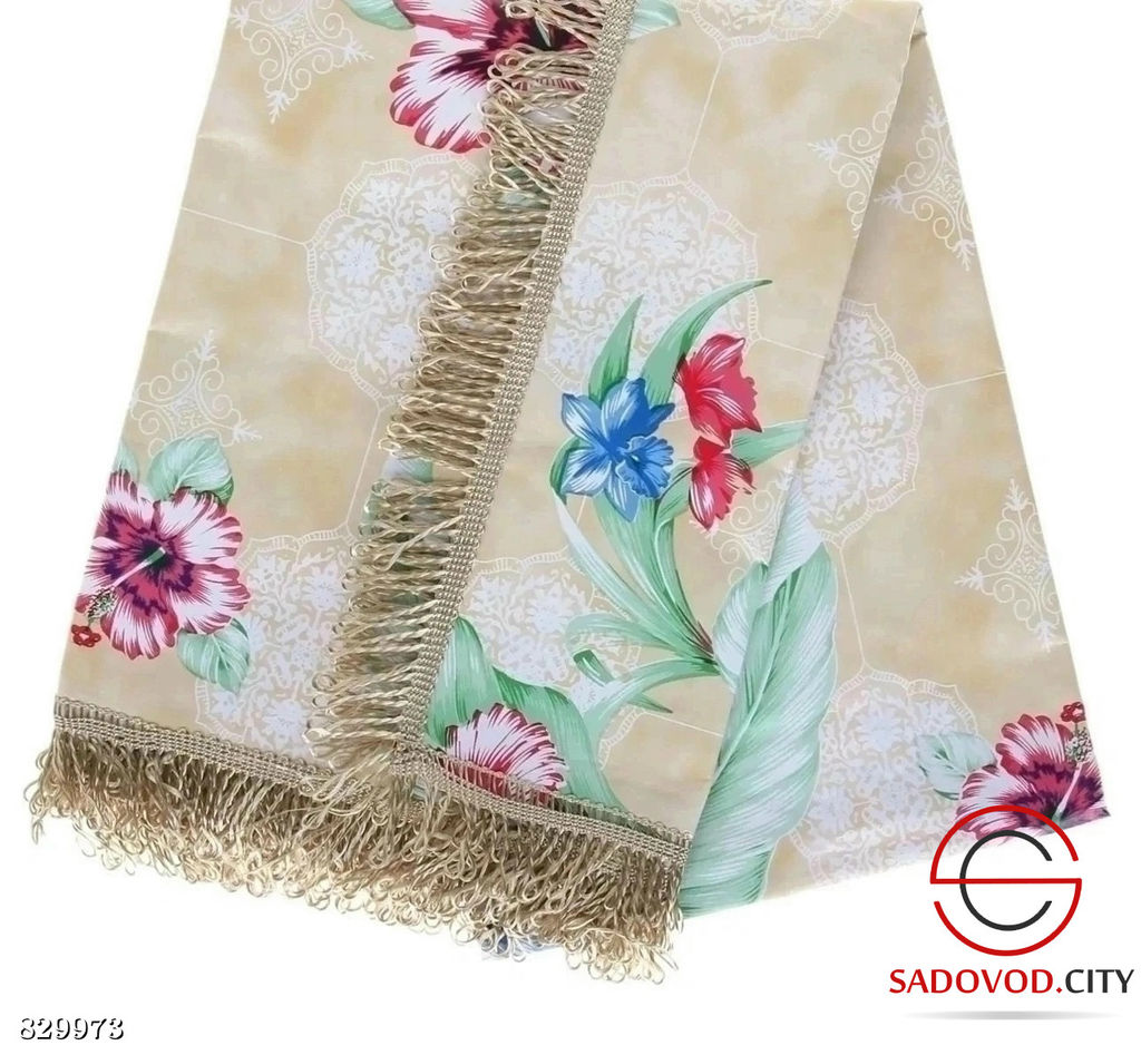 Скатерти клеёнка с бахромой