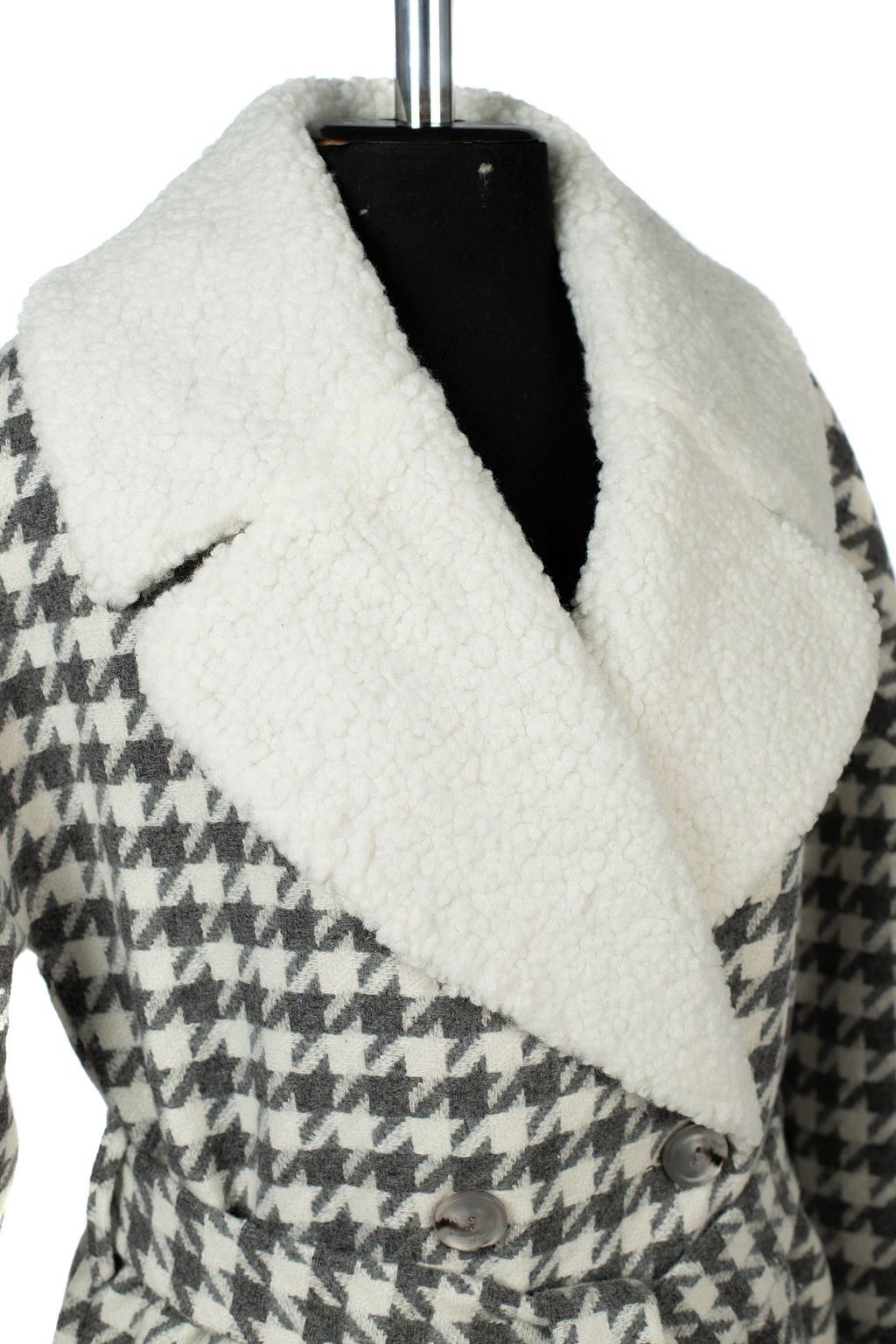 02-3165 Пальто женское утепленное (пояс) - El podio фото 21