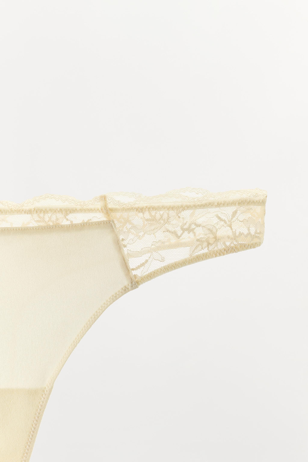 TANGA COMBINADO ENCAJE / Crudo - Zara фото 6
